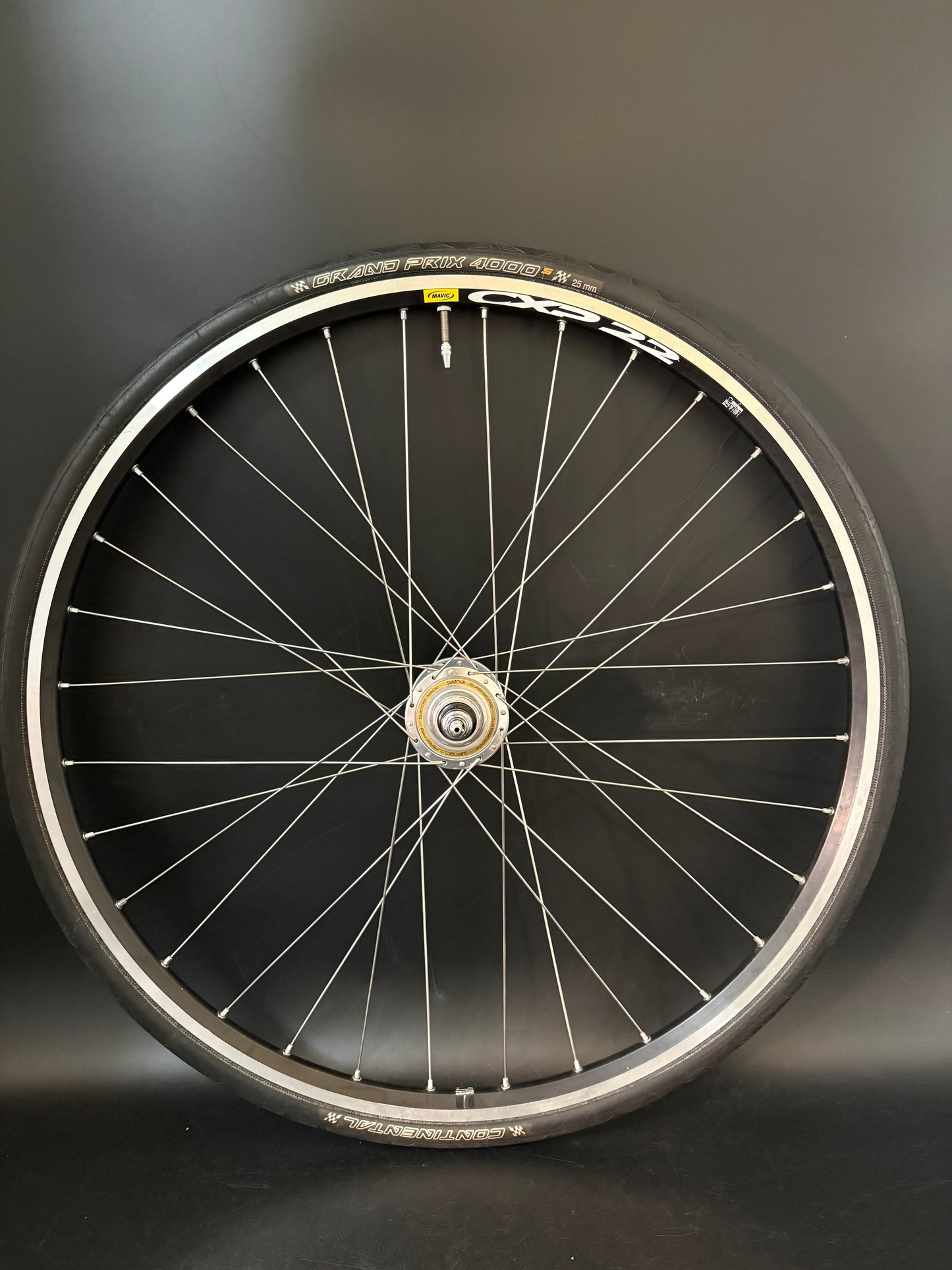 Mavic CXP 22 Machined Black / Suntour Superbe Wheelset 32h