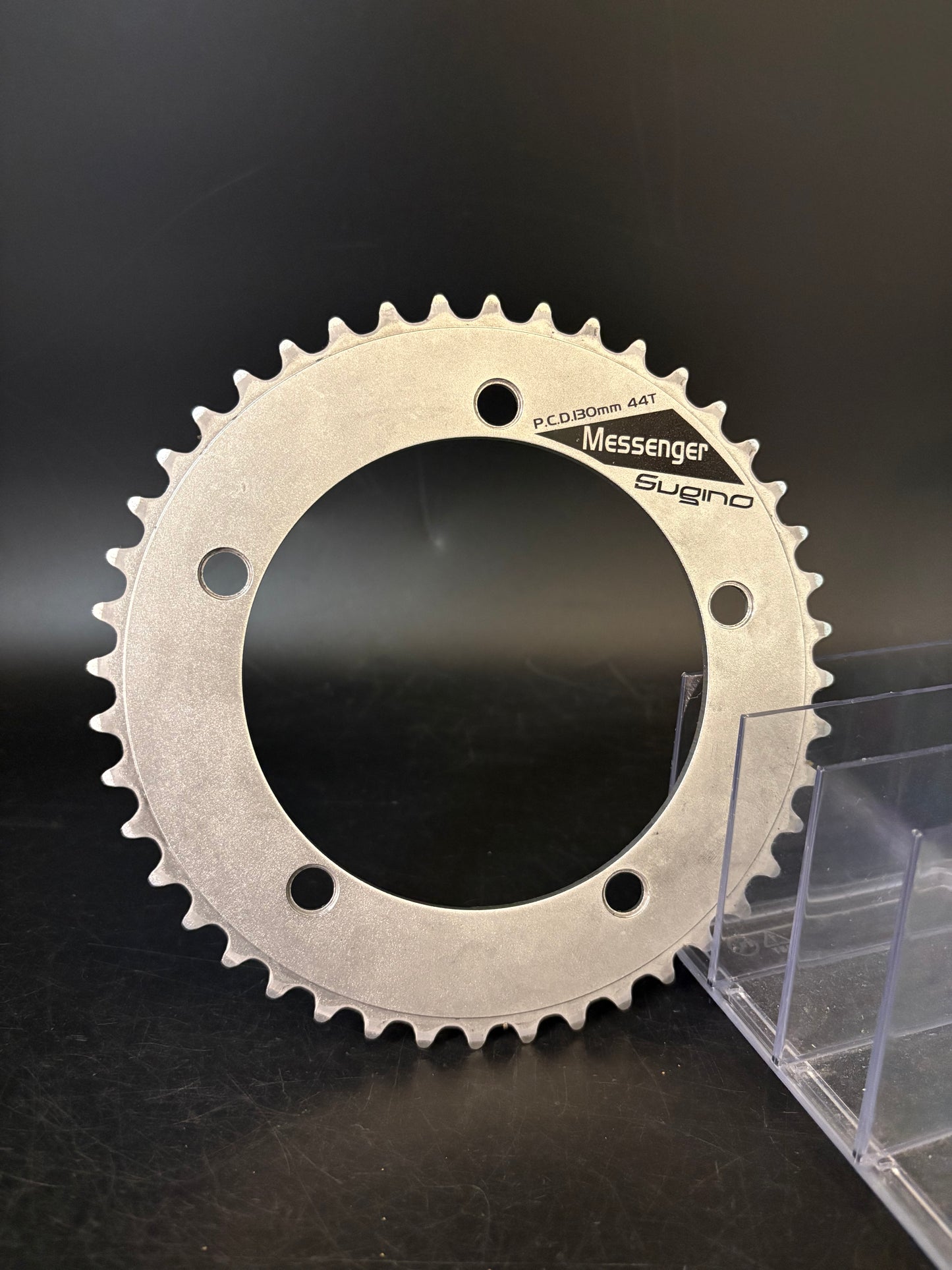 Sugino Messenger Chainring Silver 44t 130bcd