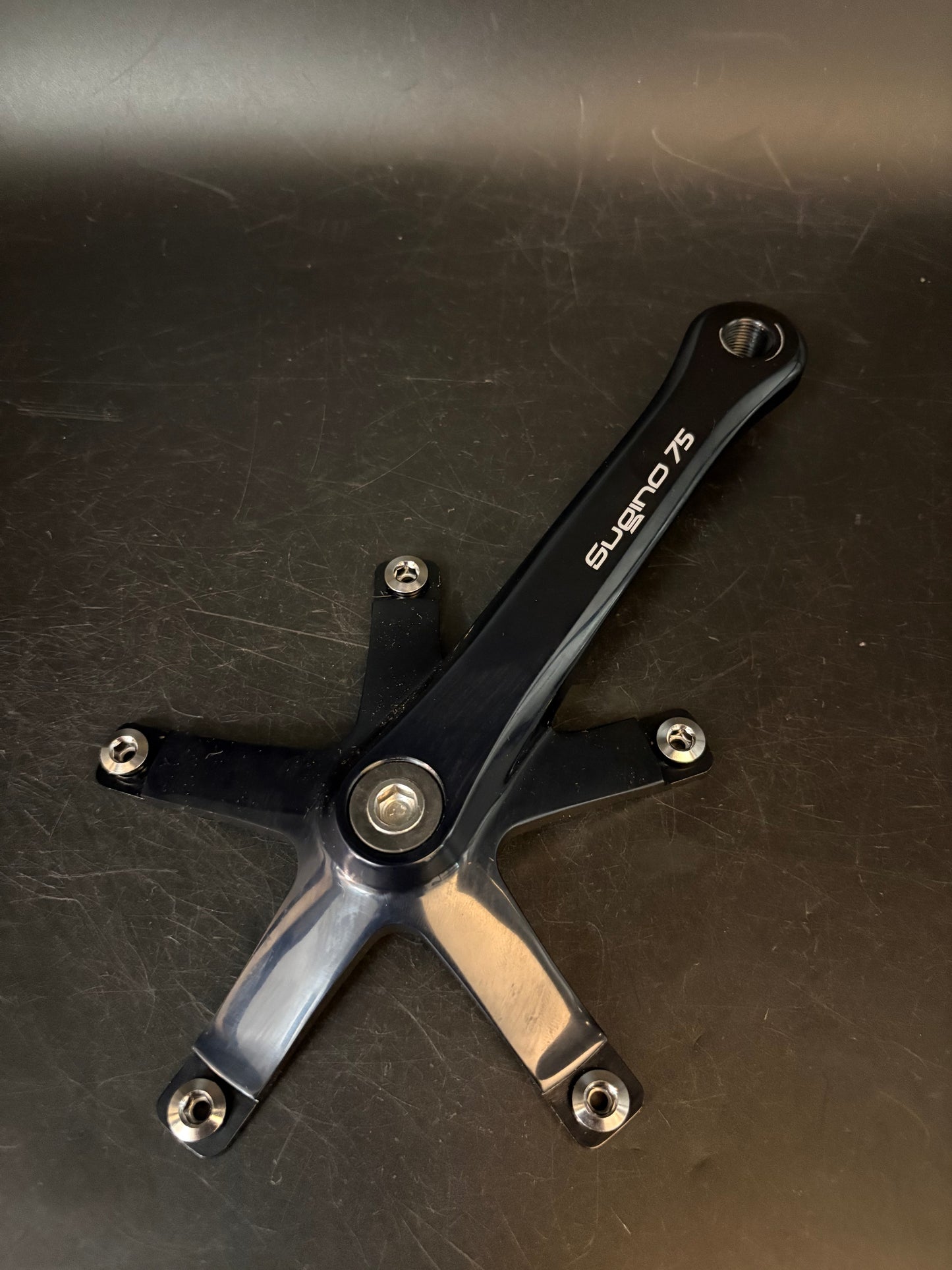Sugino 75 Cranks Black 165mm