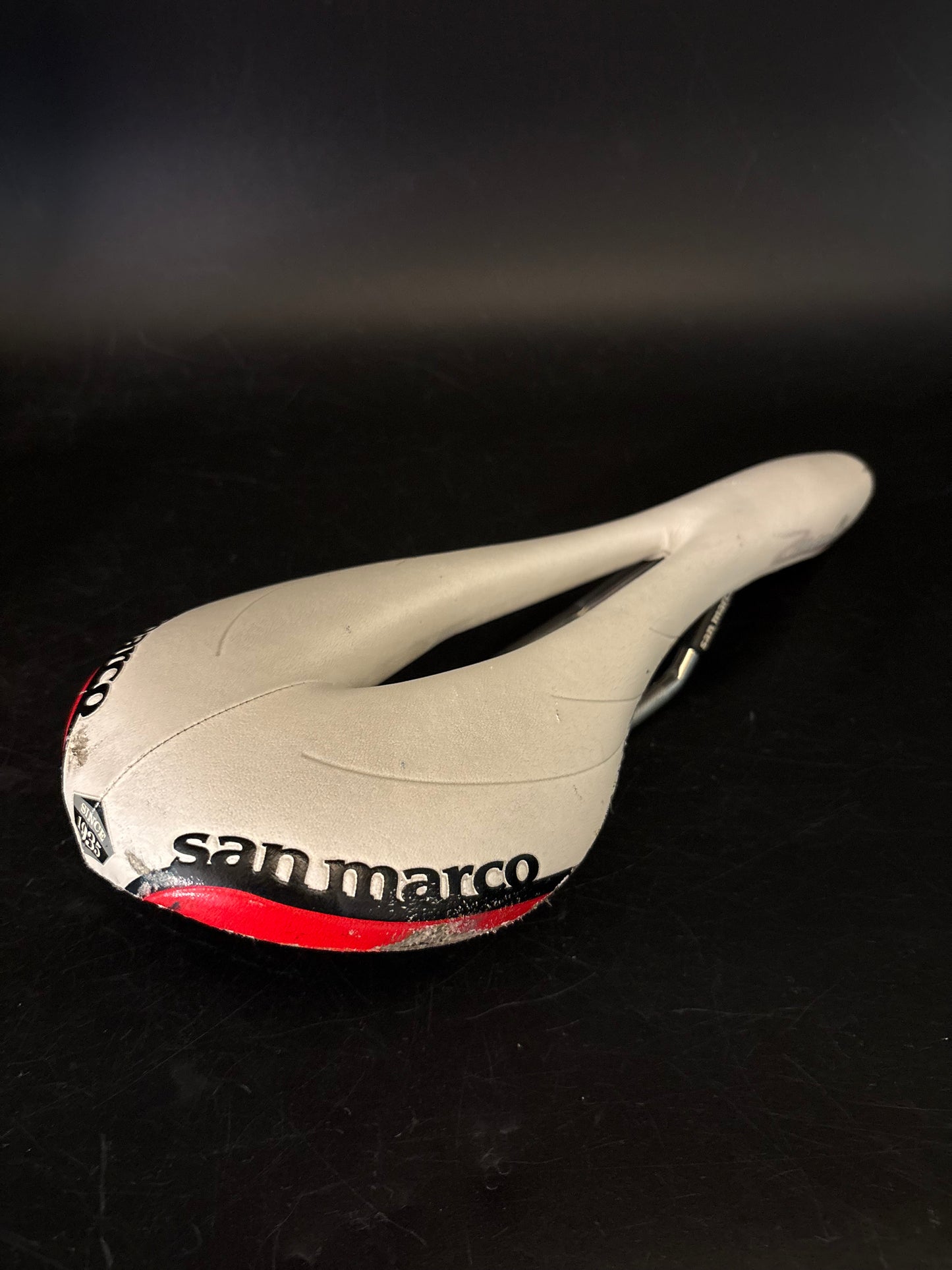 San Marco Zoncolan Saddle White/Red
