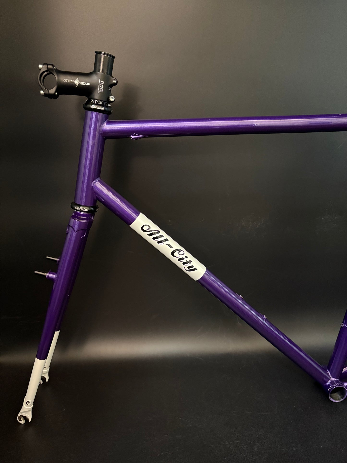 All City Nature Boy Frameset Purple 55cm