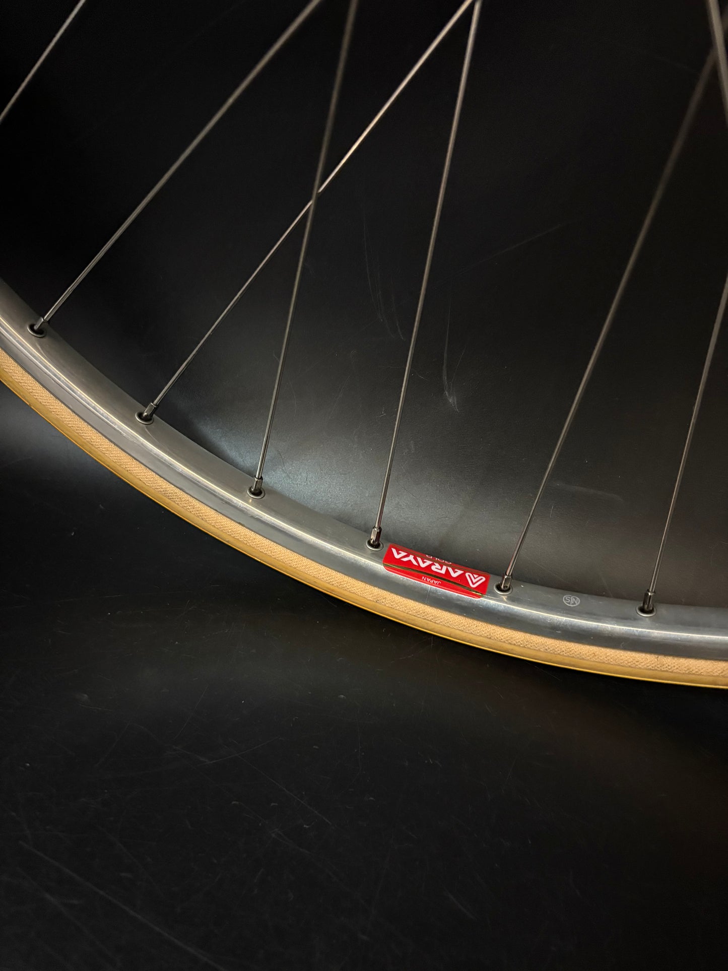 Araya Gold Tubular / Dura Ace 7600 NJS Wheelset 36h