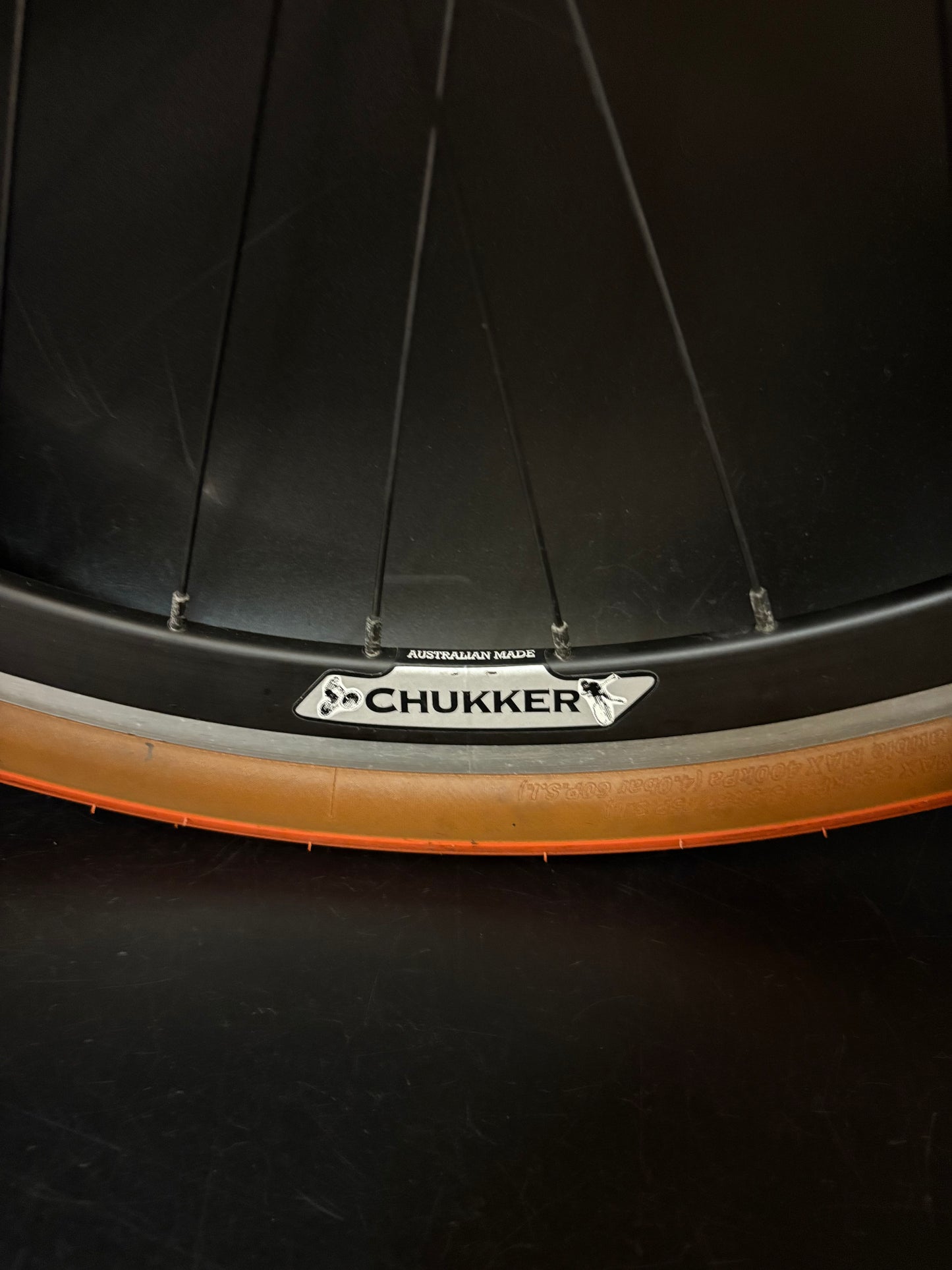 Velocity Chukker Black Machined / Origin 8 Wheelset 36h