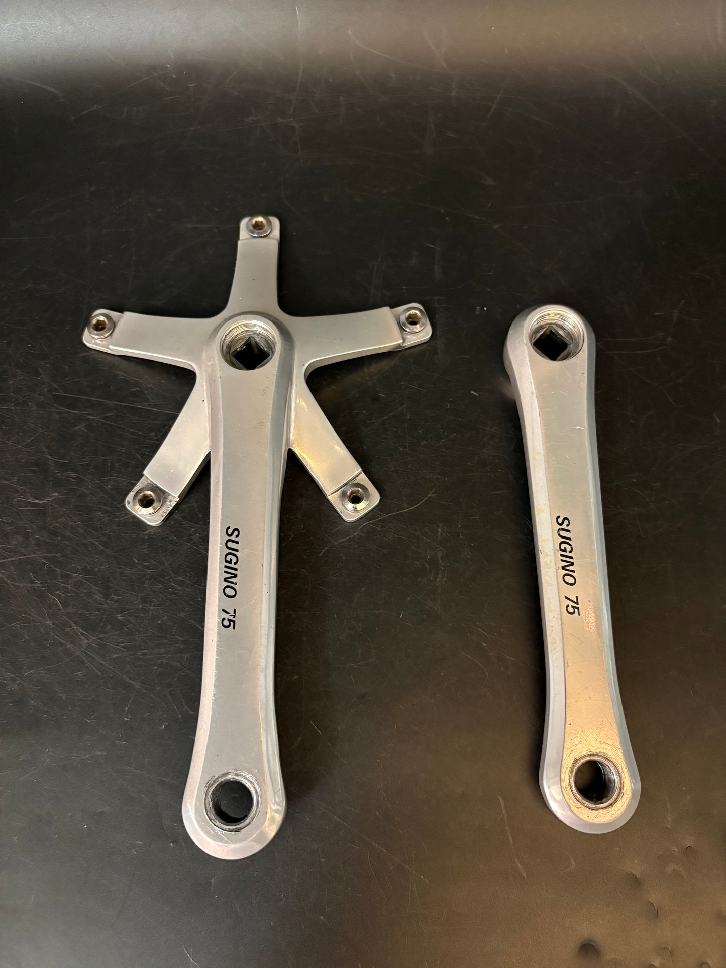 Sugino 75 Cranks Silver 170mm