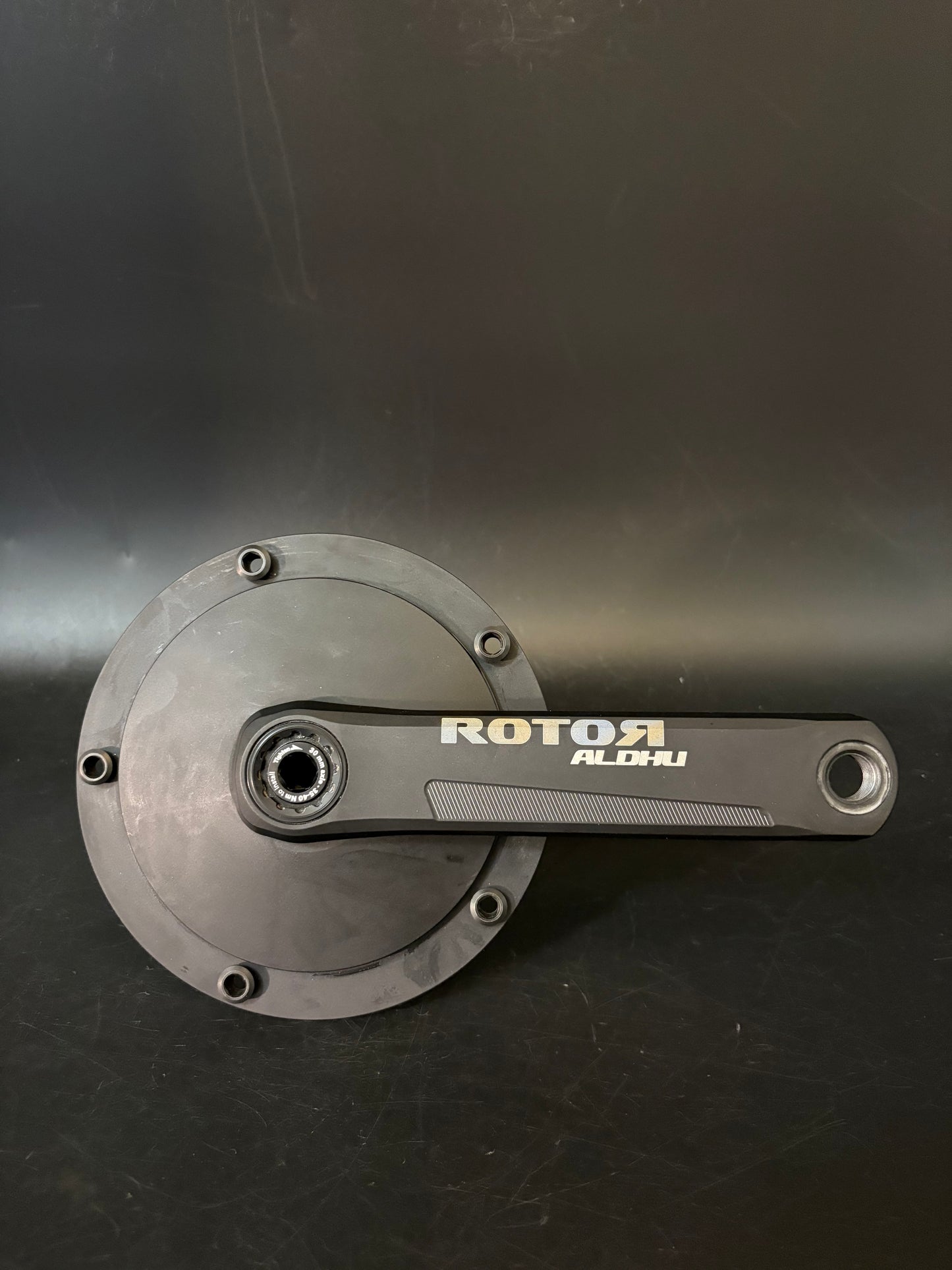 Rotor Aldhu Crankset Black 165mm