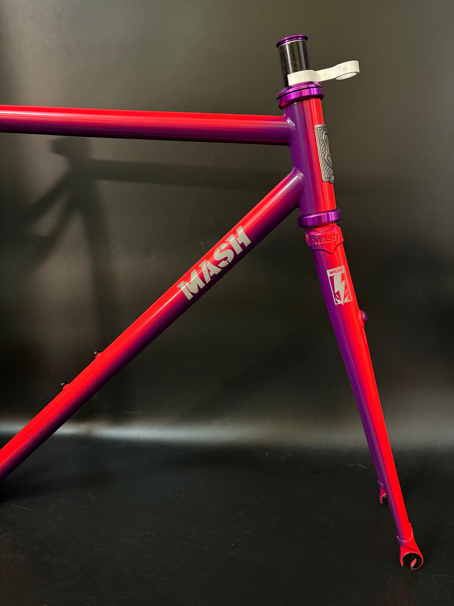 Mash Steel Frameset Neon Purple Fade 53cm