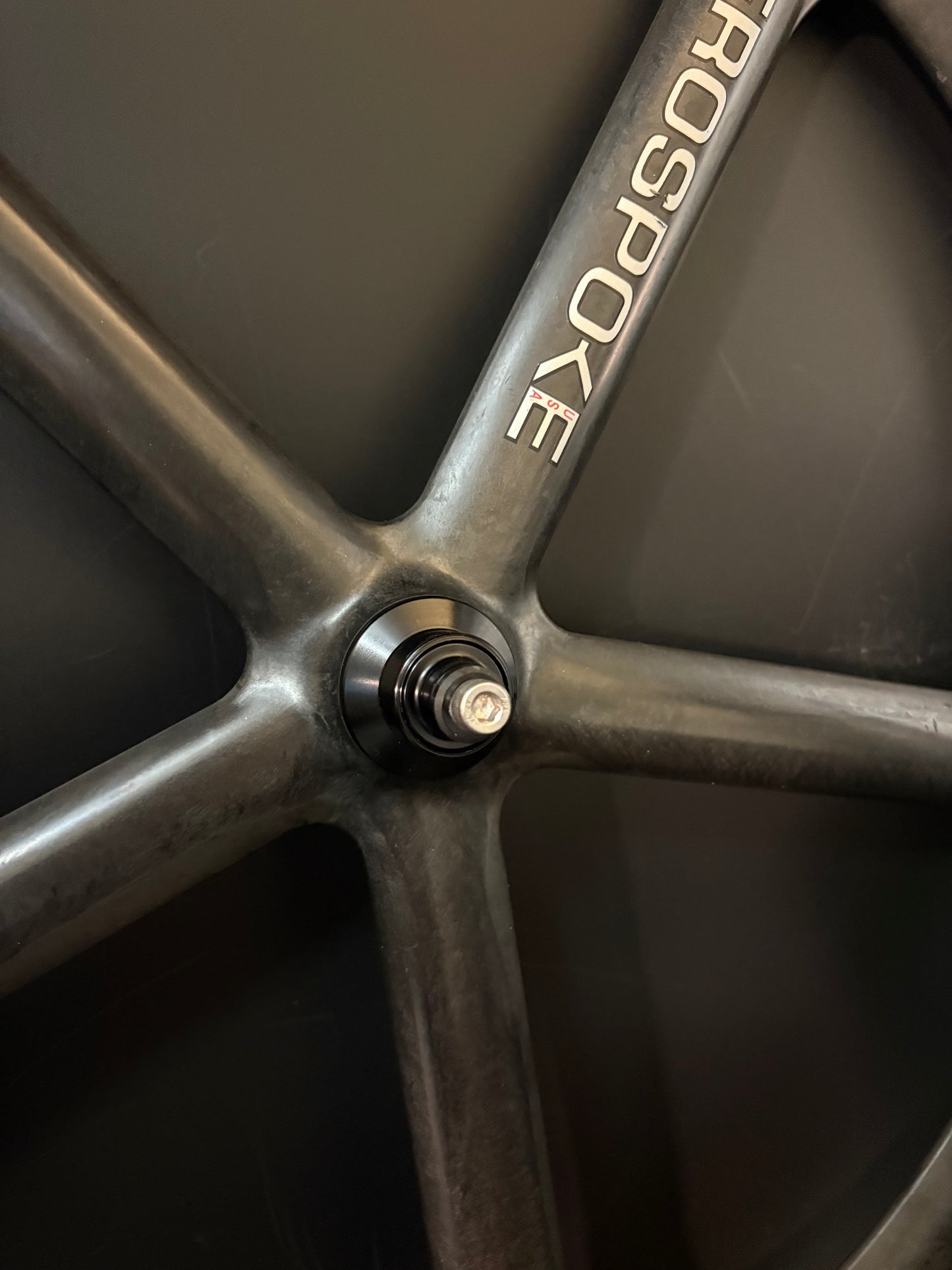 Aerospoke Clincher Front Wheel Black
