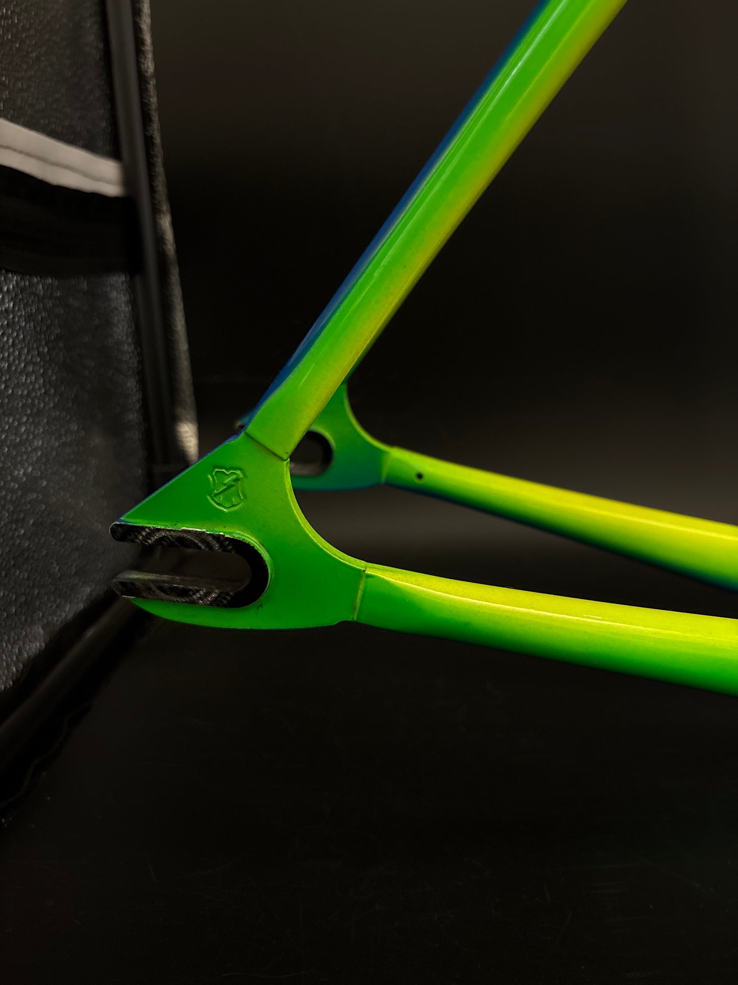 Mash Steel Frameset Neon Blue/Green Fade 53cm S