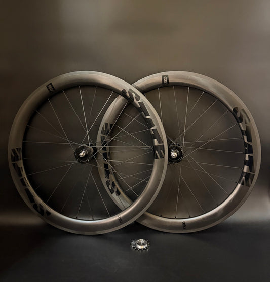 NEW State Bicycle Co GRT55 Carbon Clincher Wheelset 24/28h