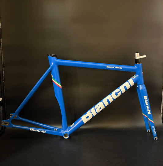 Bianchi Super Pista Frameset Blue 55cm