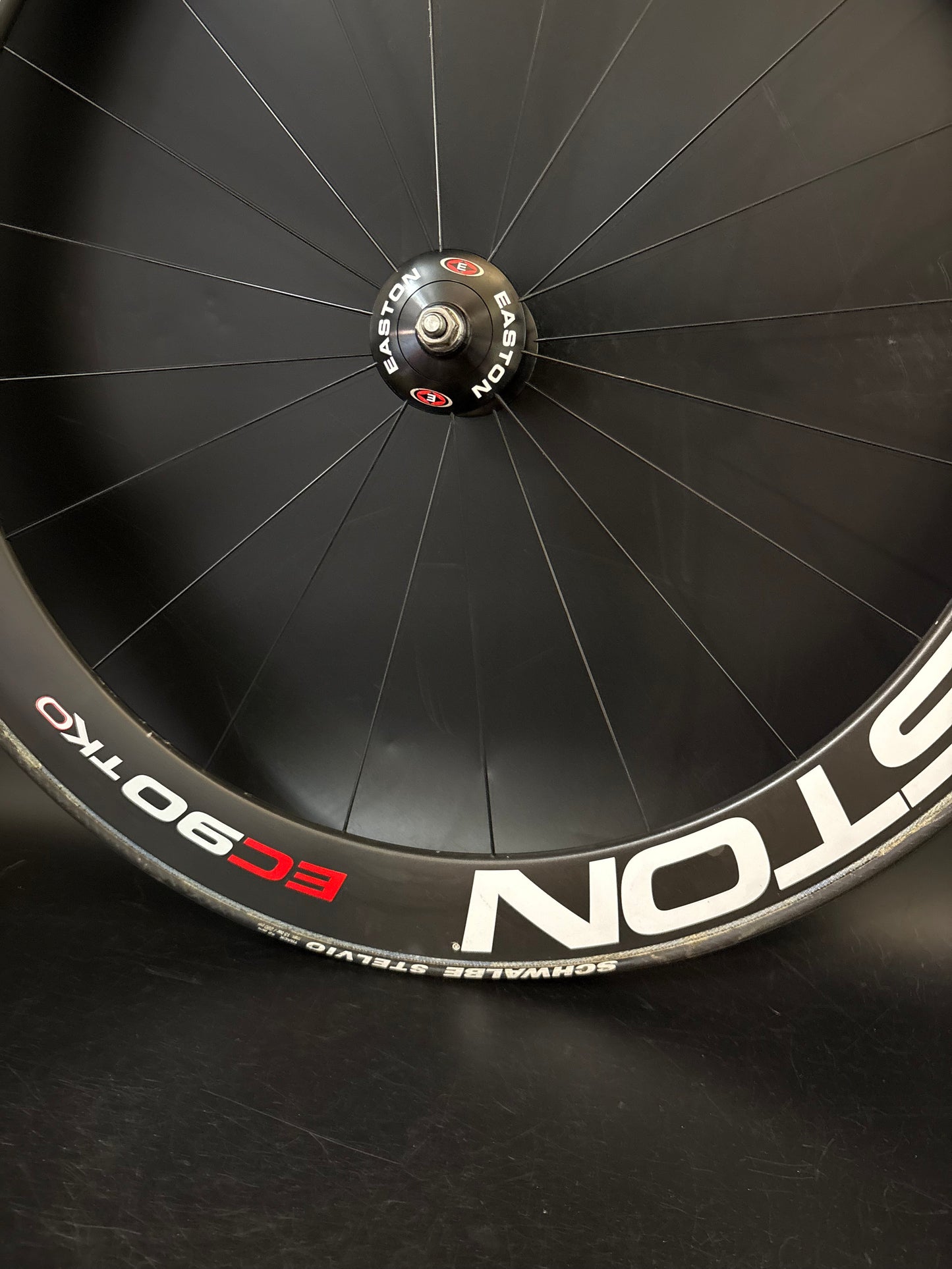 Easton EC90 TKO 55mm Carbon Tubular Wheelset 20/28h