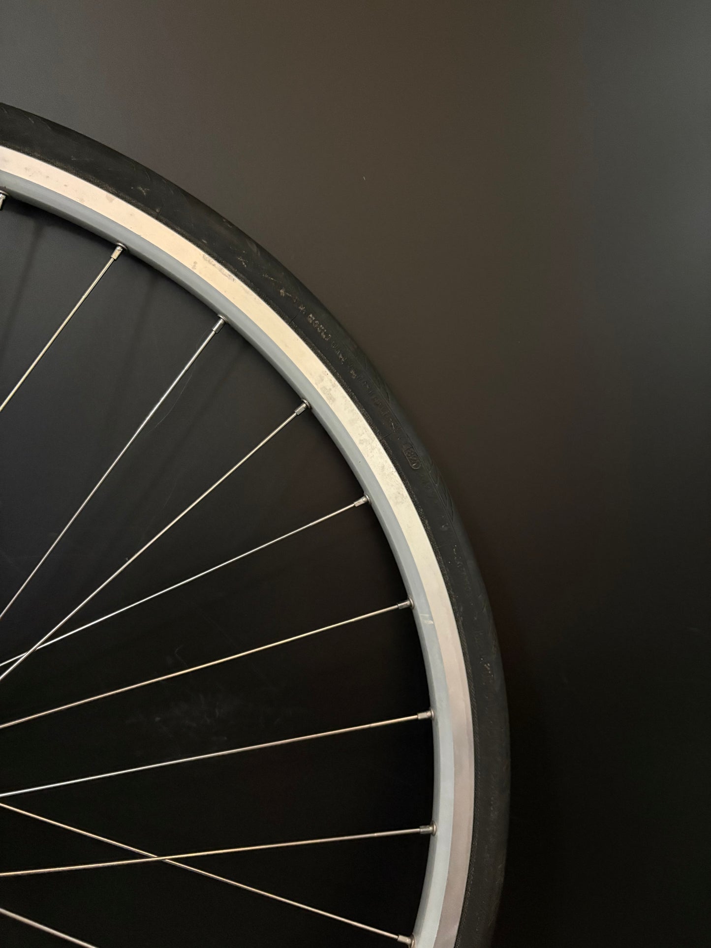 Mavic Open Pro / Campagnolo Record LF Wheelset Silver 32h