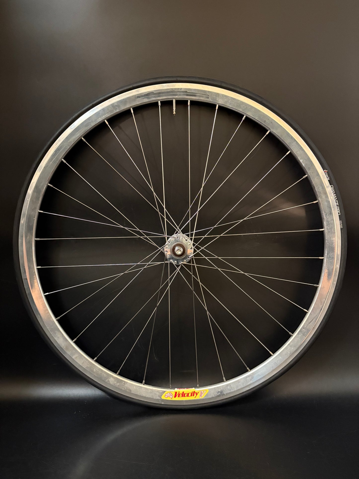 Velocity Deep V Silver / Phil Wood LF Wheelset 32/36h