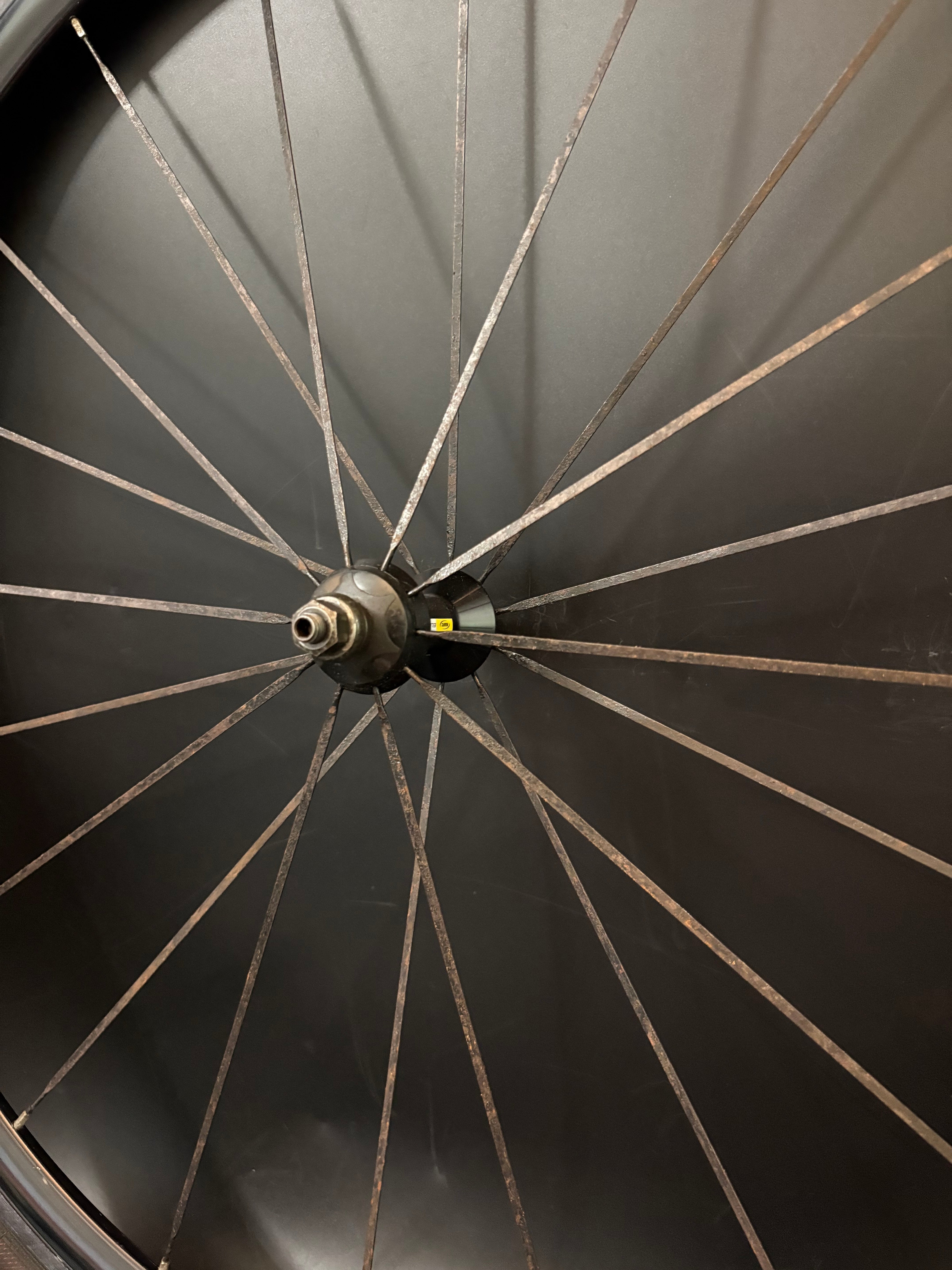 Mavic Ellipse Wheelset Black 20h - Rear Wheel for Parts – Track Lab