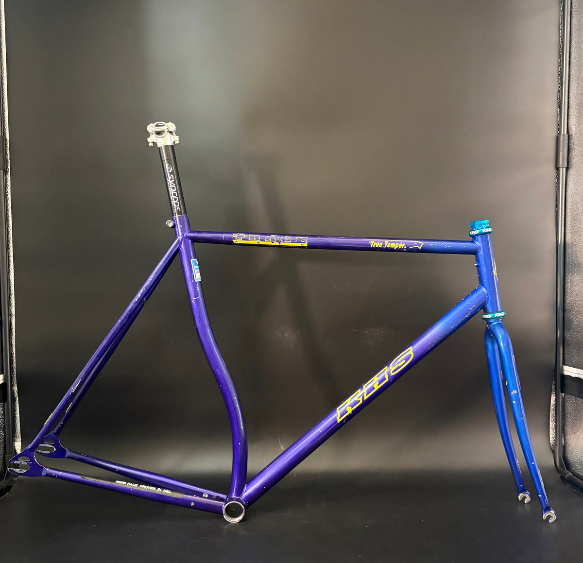 KHS Aero Track Frameset Blue/Purple Fade 55cm