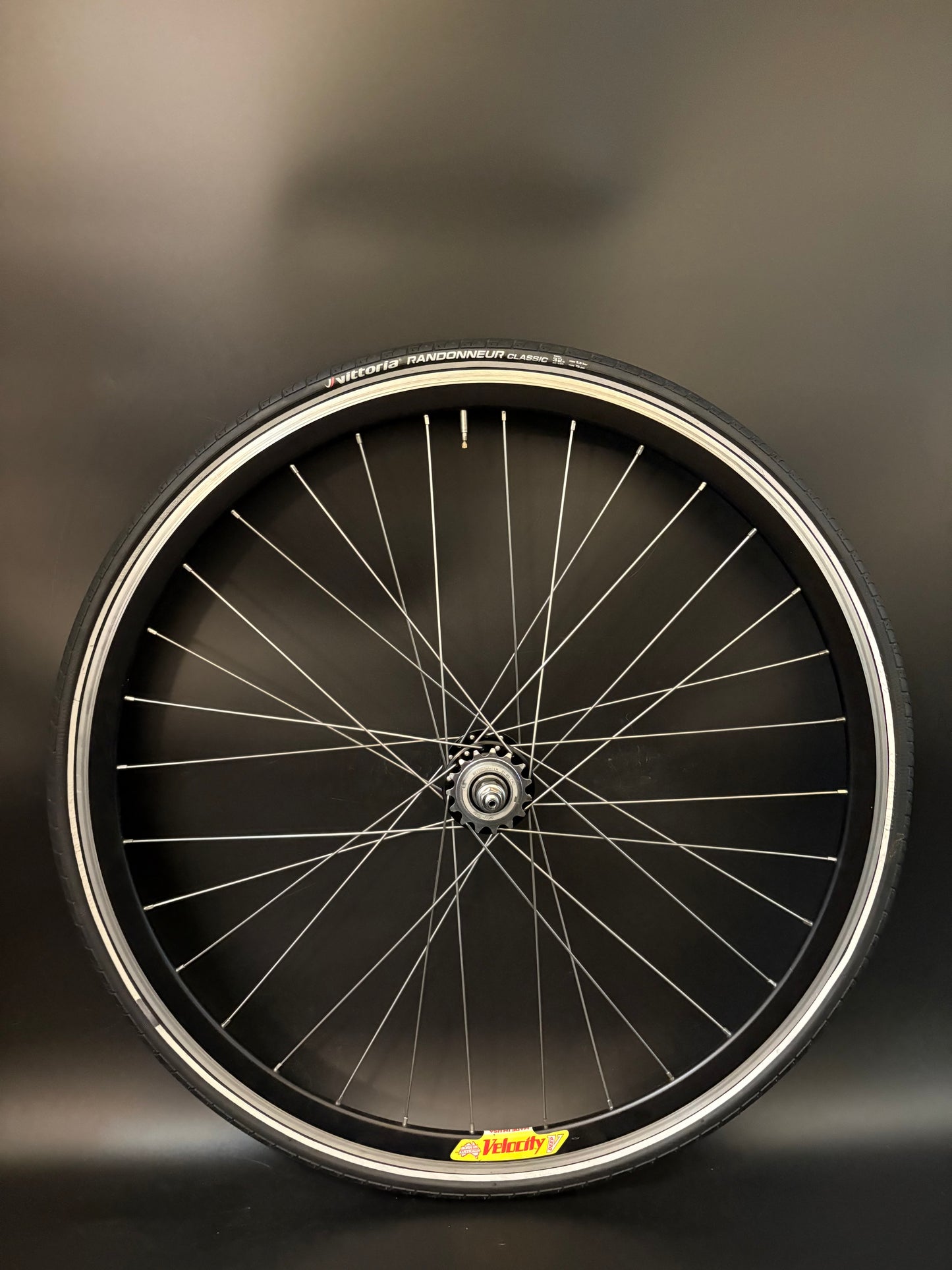 Velocity Deep V Black Machined / All City Wheelset 32h