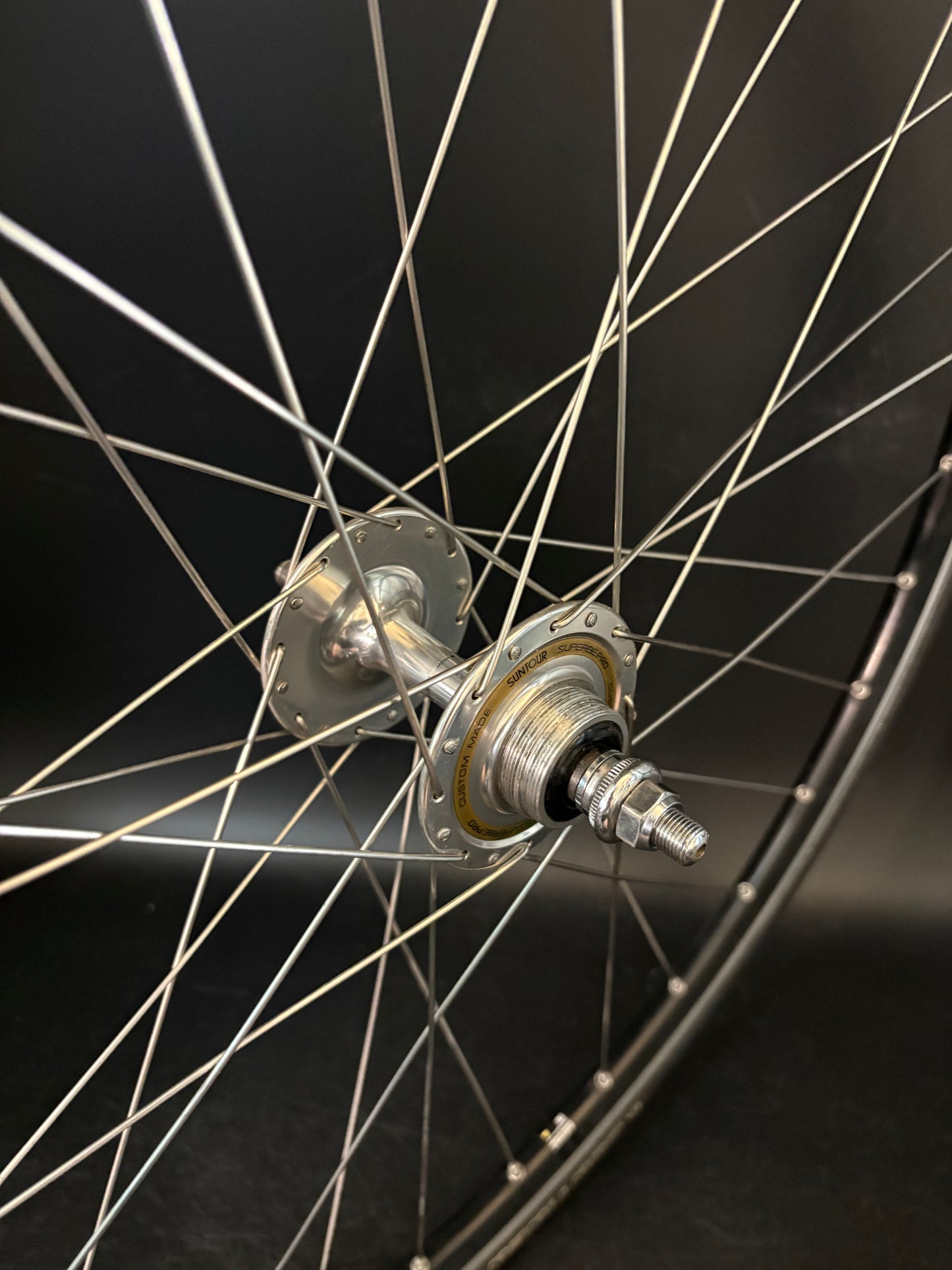 Mavic CXP 22 Machined Black / Suntour Superbe Wheelset 32h