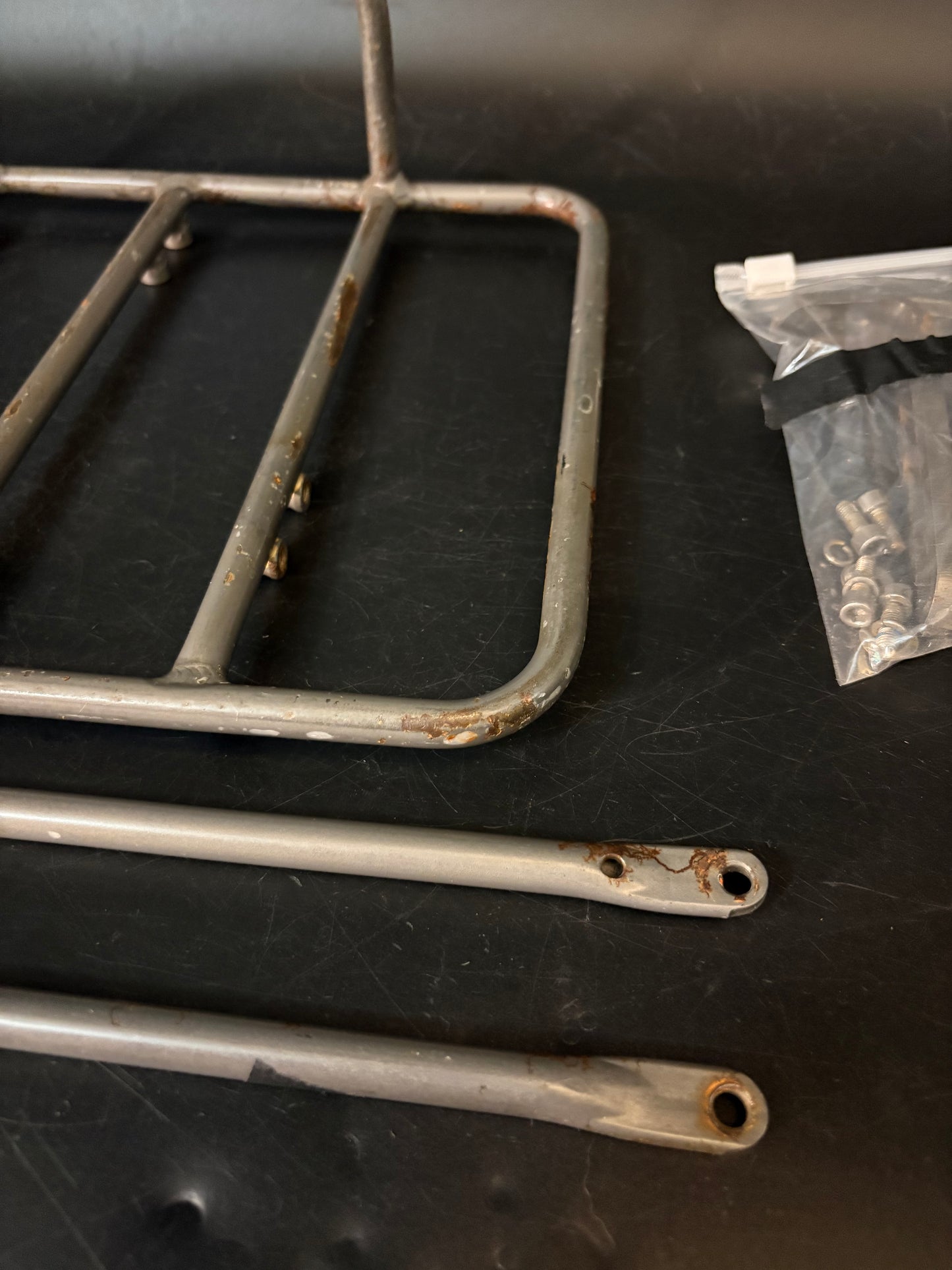 Mash Steel Frameset Raw 50cm XS w/ Rack