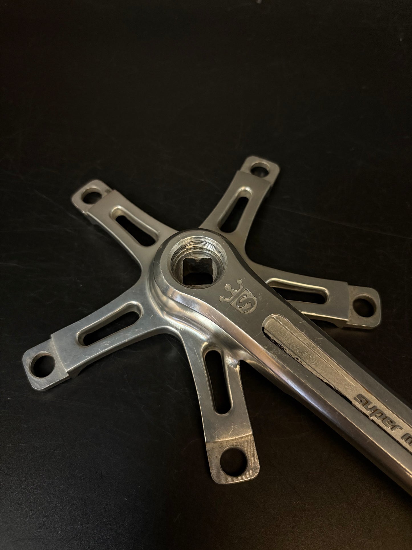 Sugino Super Mighty Cranks Silver 165mm