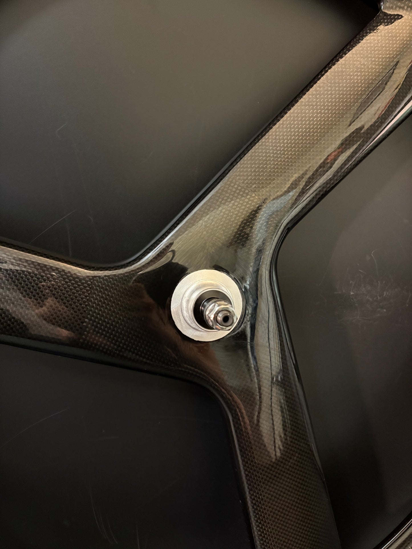 Unbranded Tri Spoke Carbon Clincher Front Wheel
