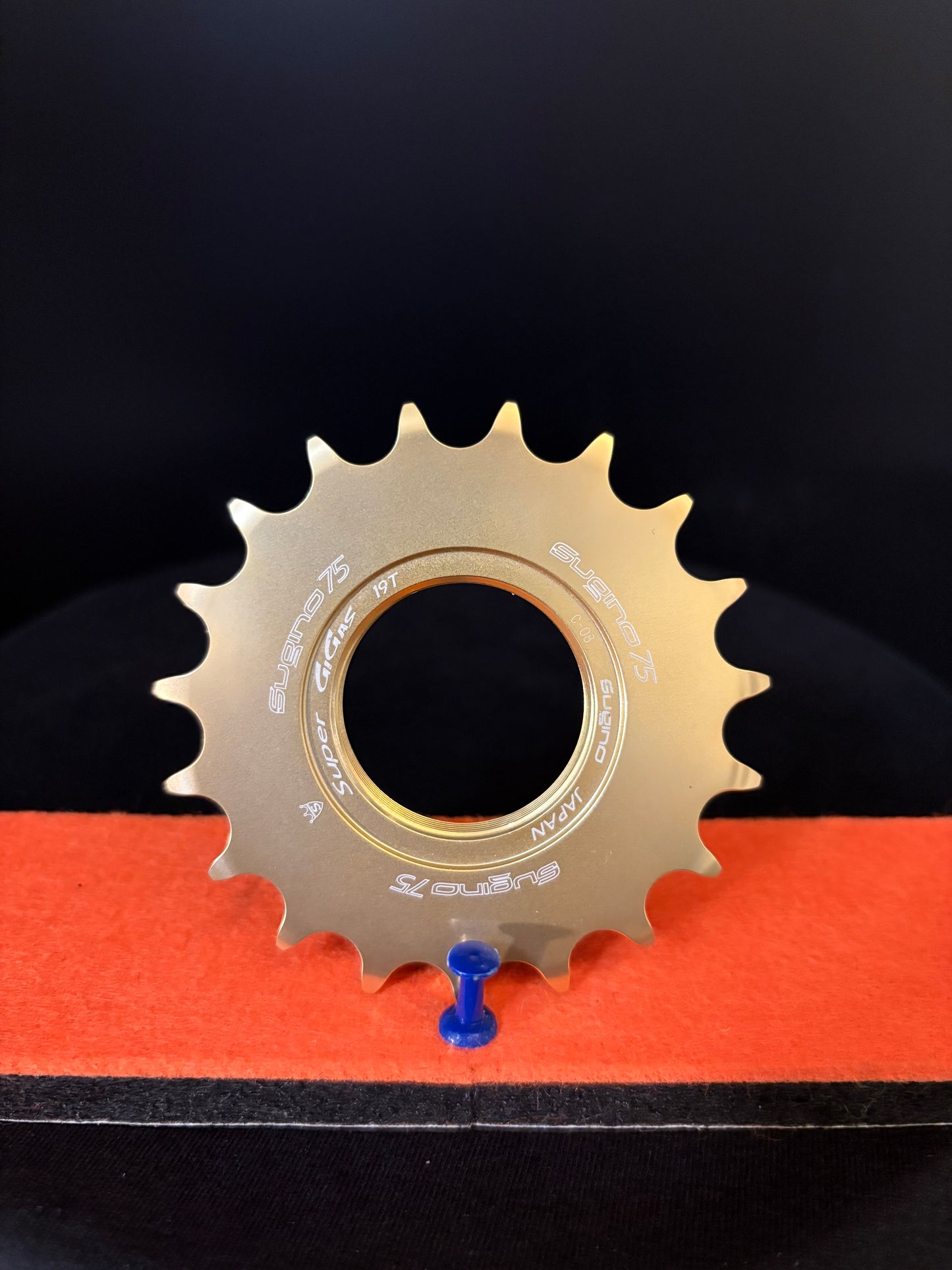 NEW Sugino 75 Super Gigas Cog Gold 19t