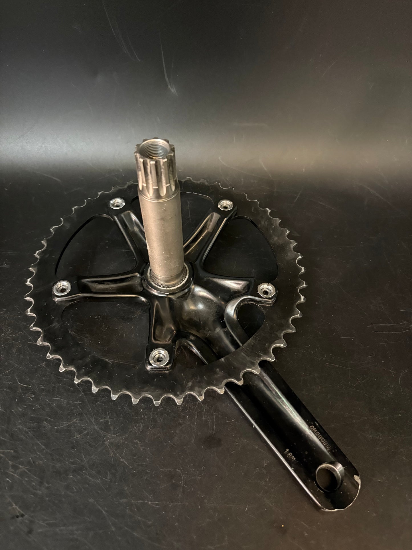 Sram Omnium Crankset Black 165mm 48t
