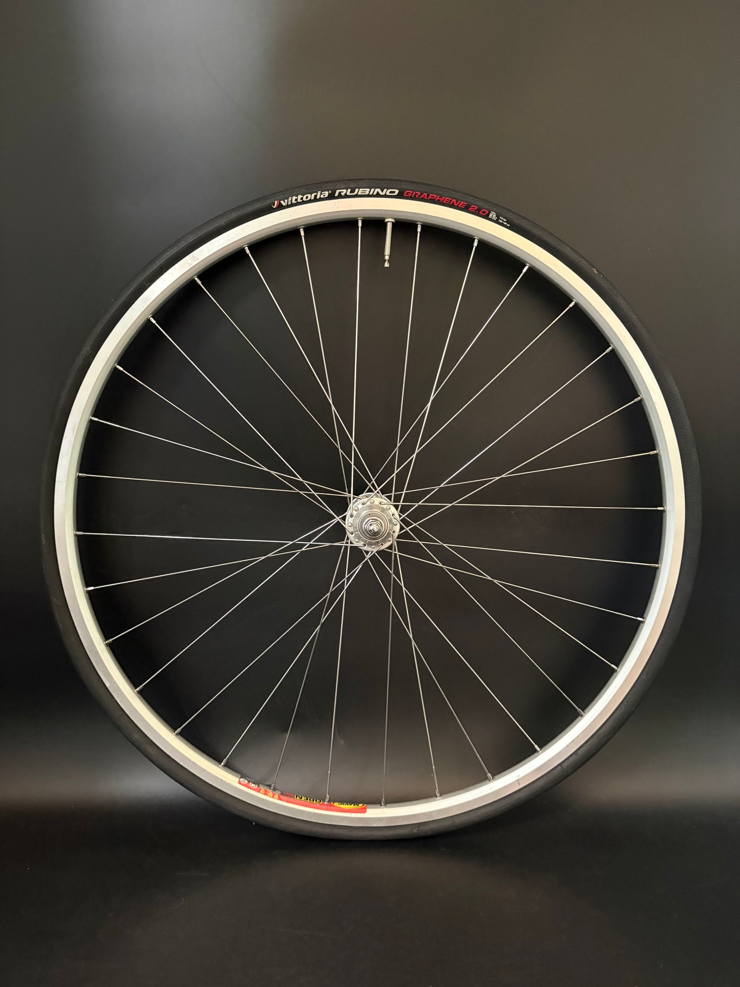 Mavic Open Pro / Campagnolo Record LF Wheelset Silver 32h