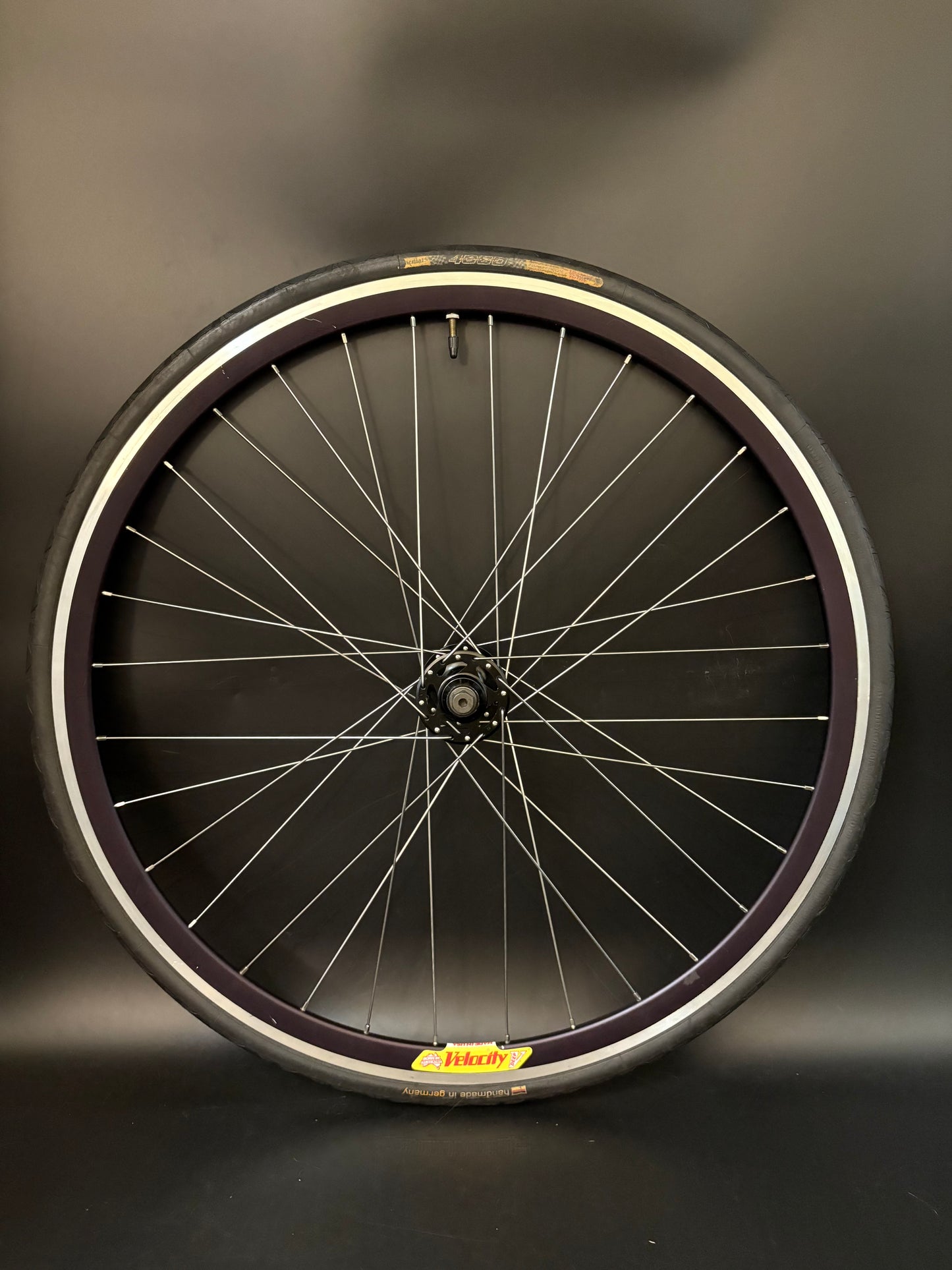 Velocity Deep V Black Machined / All City Wheelset 32h