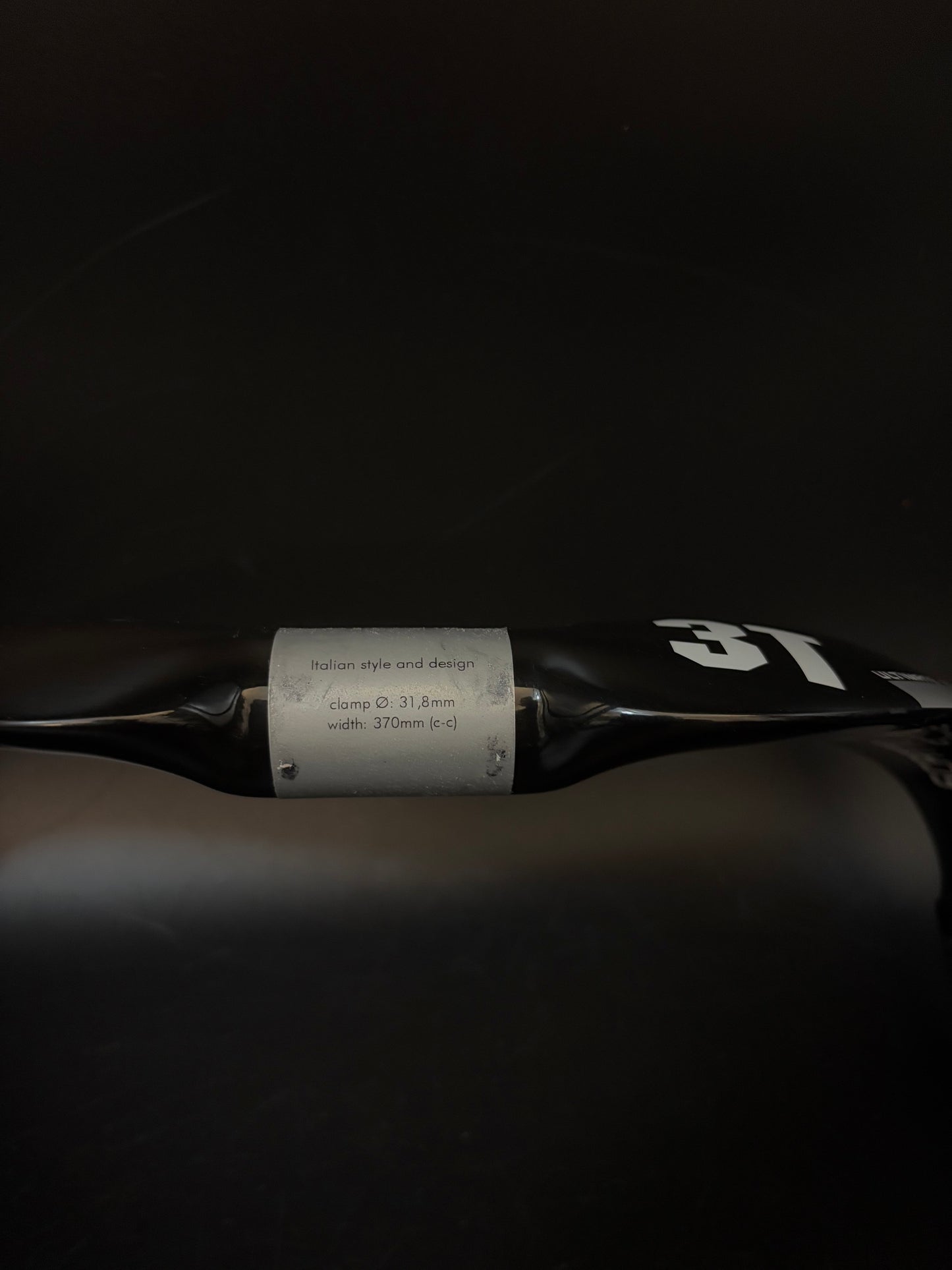 3T Scatto LTD Track Drop Handlebar Carbon 37cm 31.8