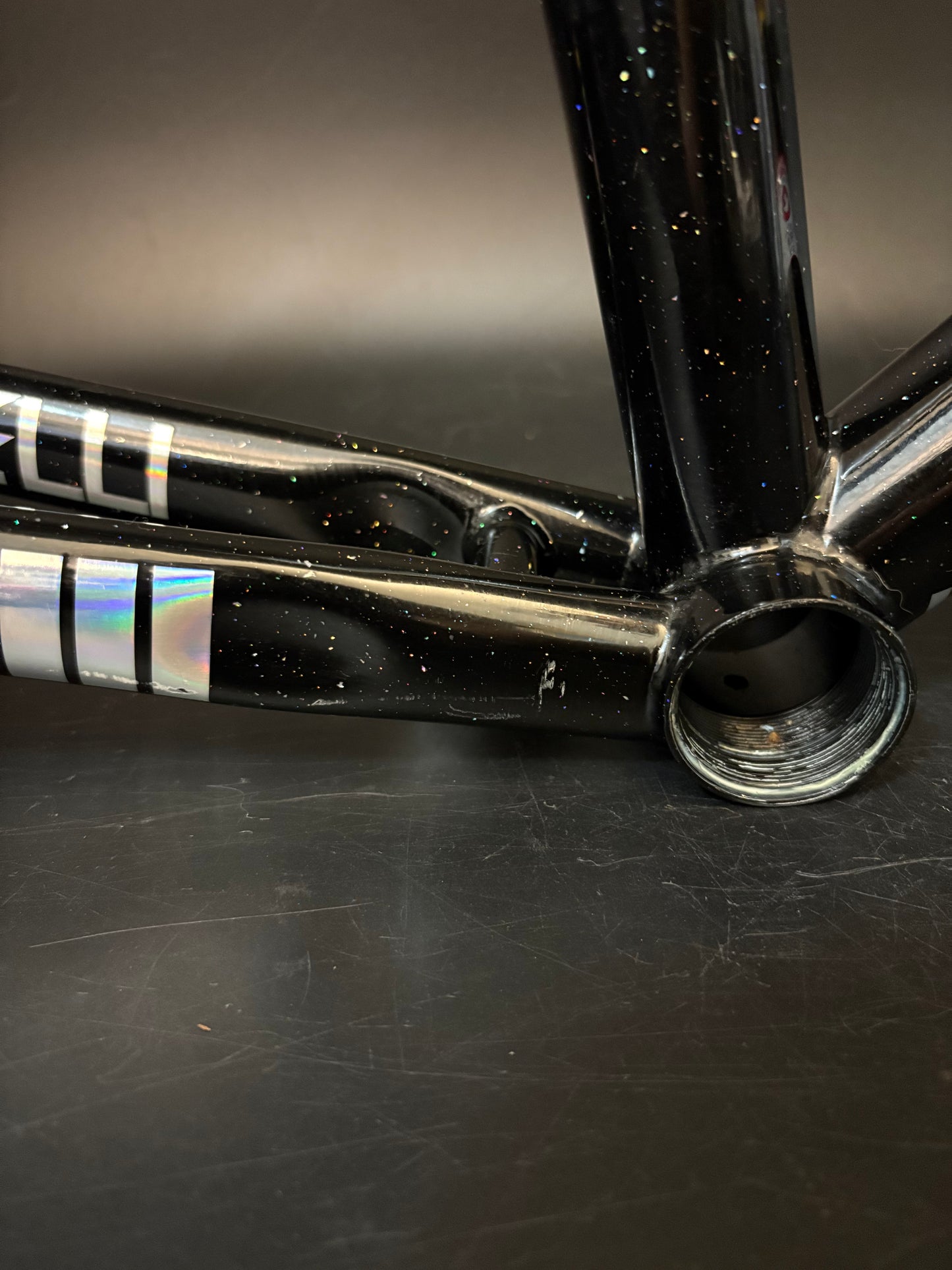 Cinelli Vigorelli Steel Frameset Black Sparkle L