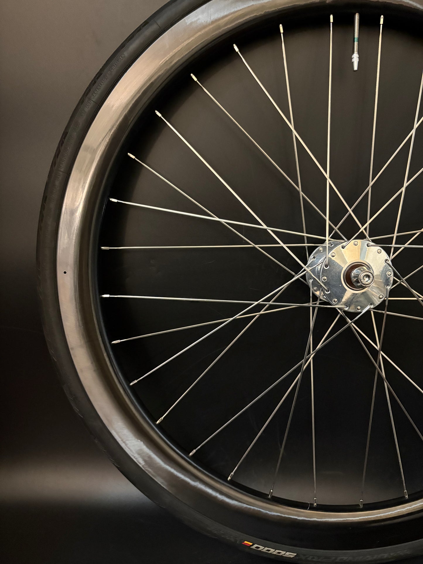 Track Lab Light Bicycle Custom Built Phil Wood Carbon Wheelset 32h