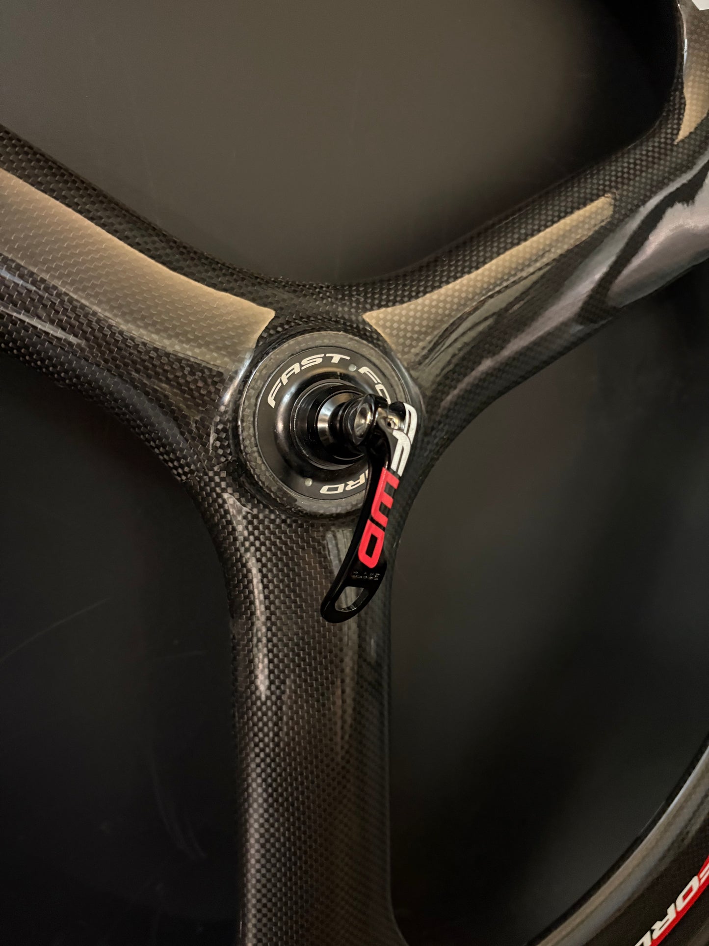 FFWD Tubular Tri Spoke Front Wheel Carbon