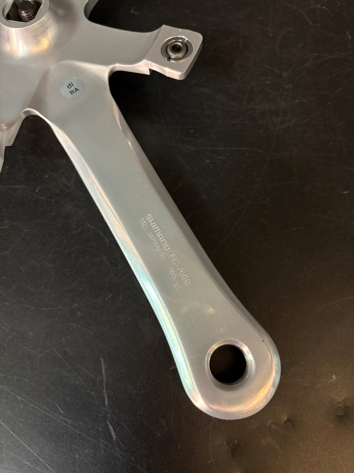 Dura Ace 7600 Cranks Silver 165mm
