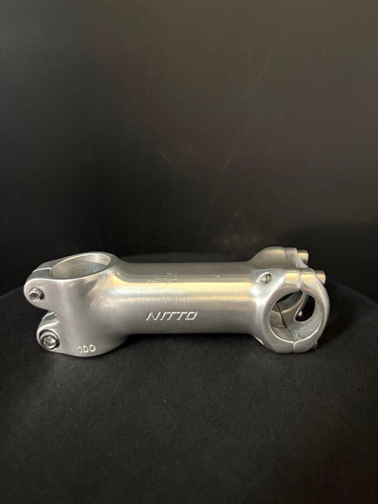 Nitto NJ-89 Stem Silver 100mm 25.4 17deg