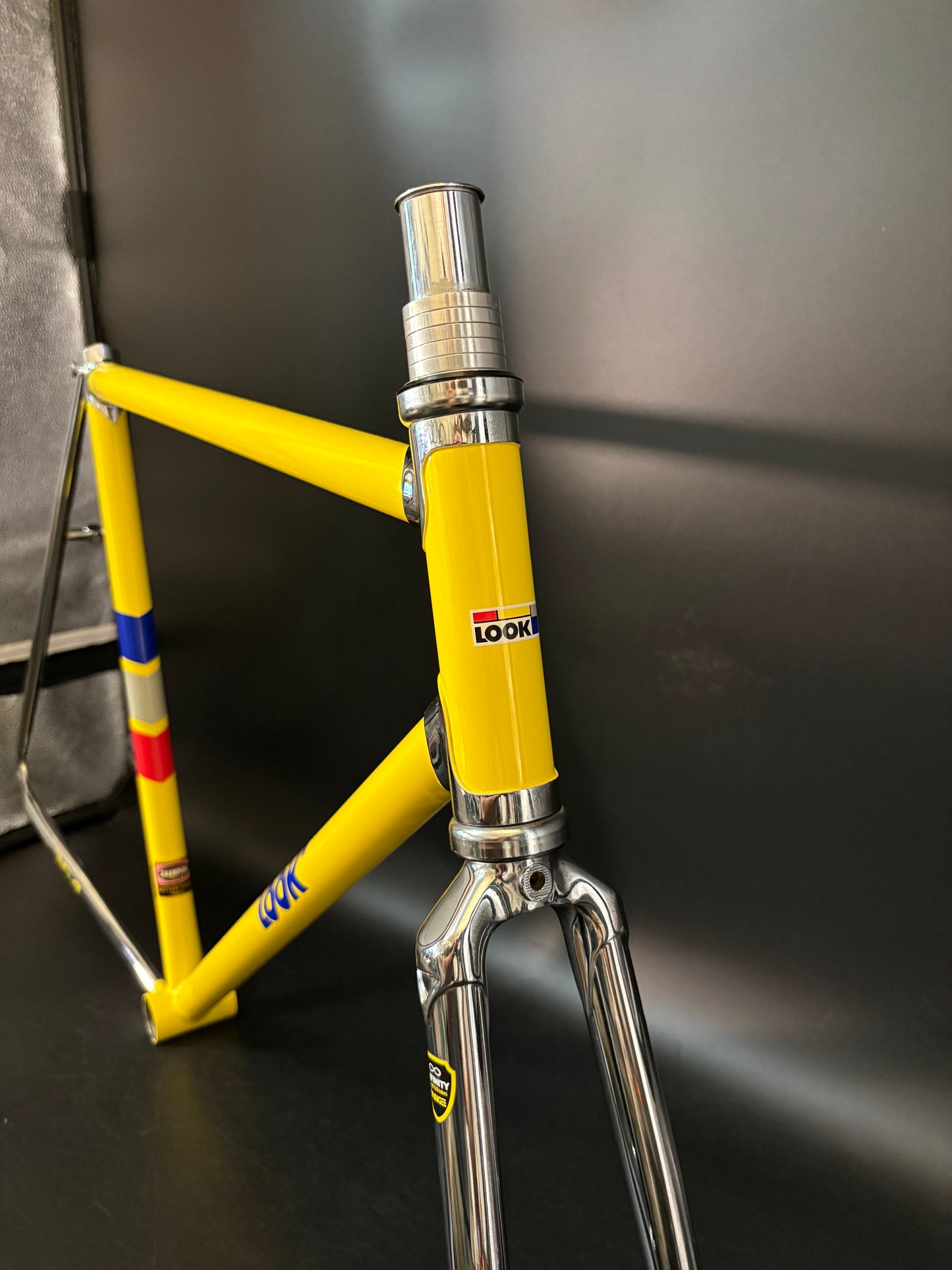 Look AC 364 Frameset Yellow/Chrome Medium