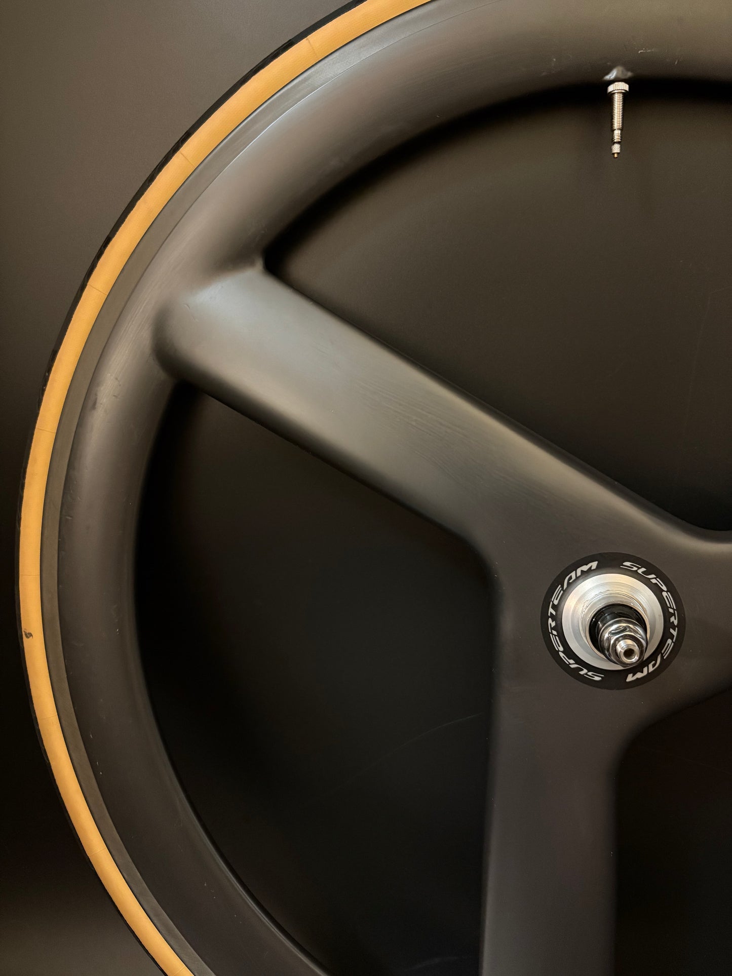 Superteam Tri Spoke Carbon Clincher Front Wheel