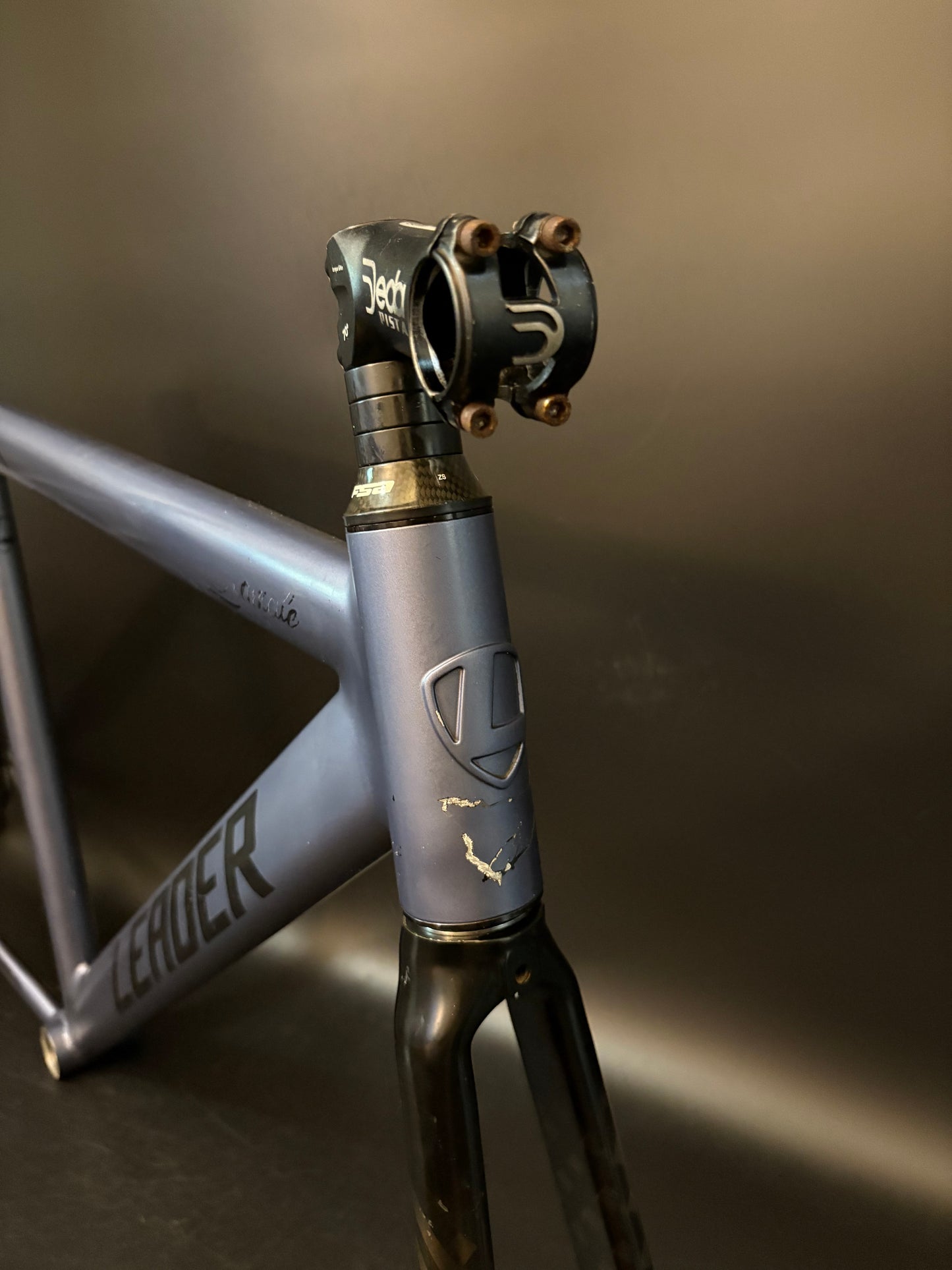 Leader 725 Frameset Pearlescent Blue 55cm