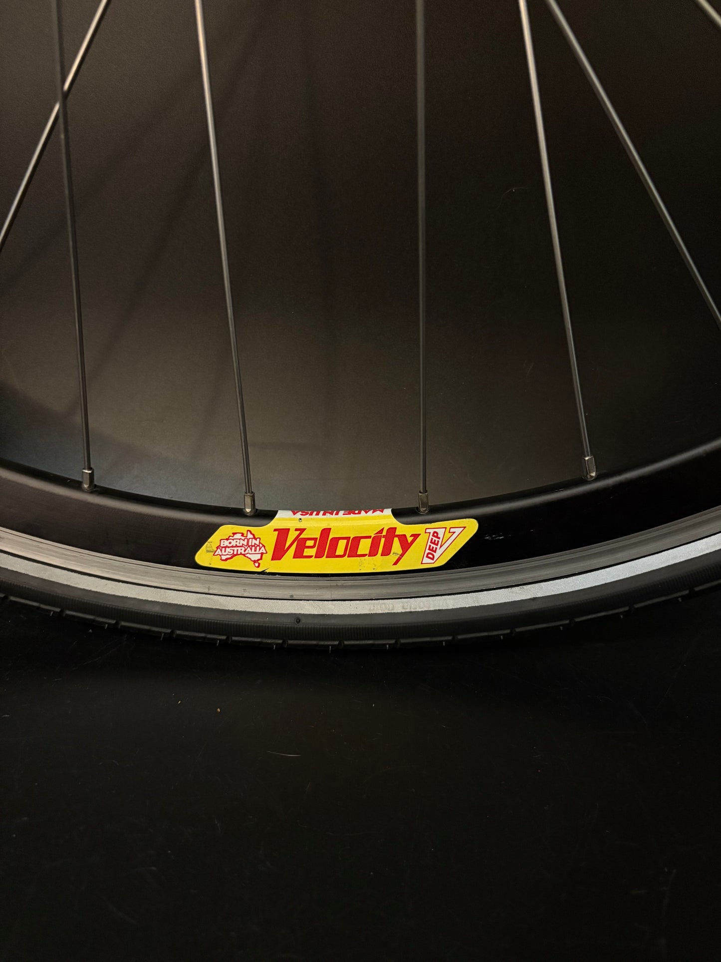 Velocity Deep V Black Machined / All City Wheelset 32h