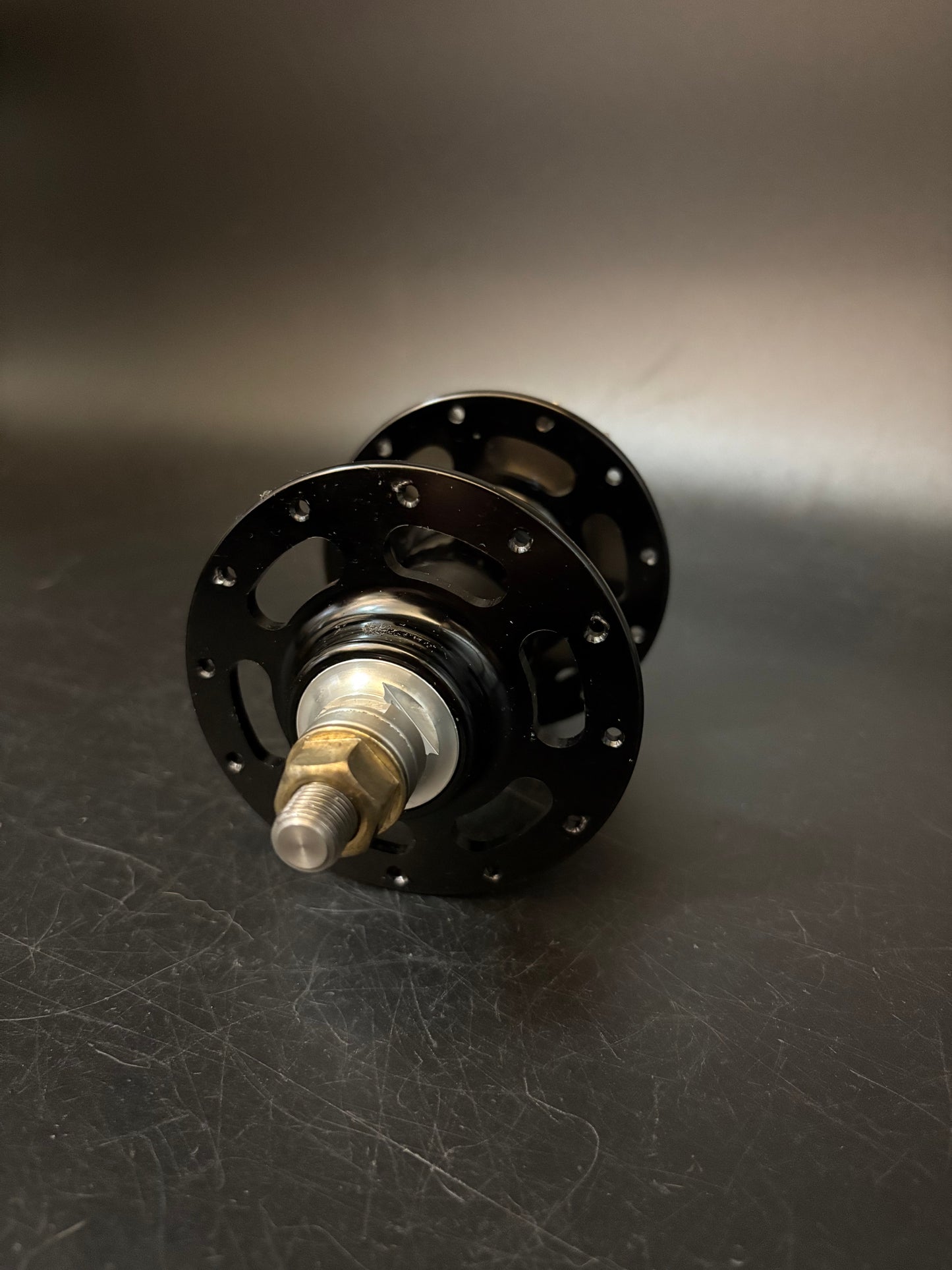 White Industries Rear Track Hub Black 24h w/ 17t Cog + Lockring