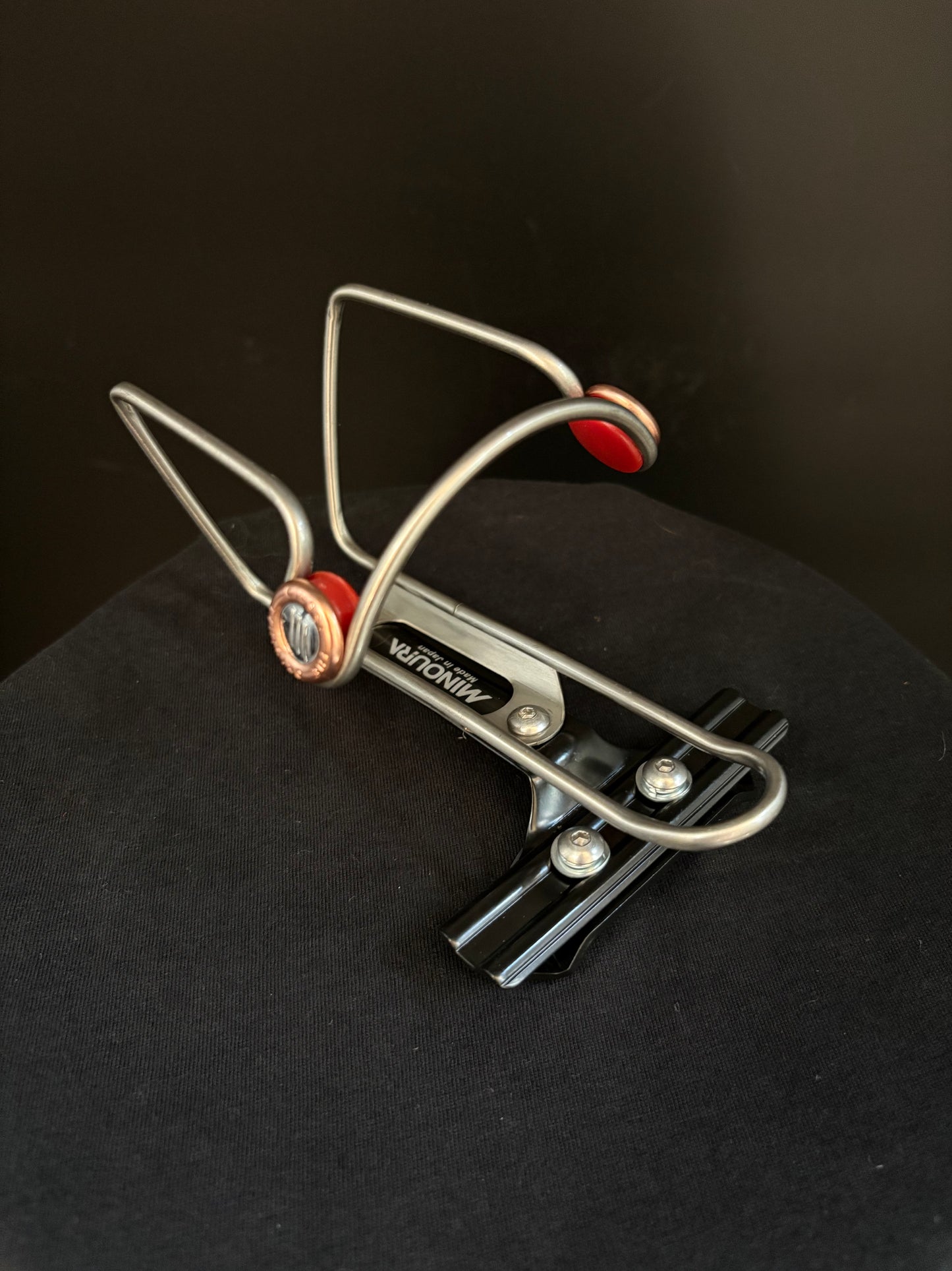 Minoura Water Bottle Cage Mount + Ciussi Cage
