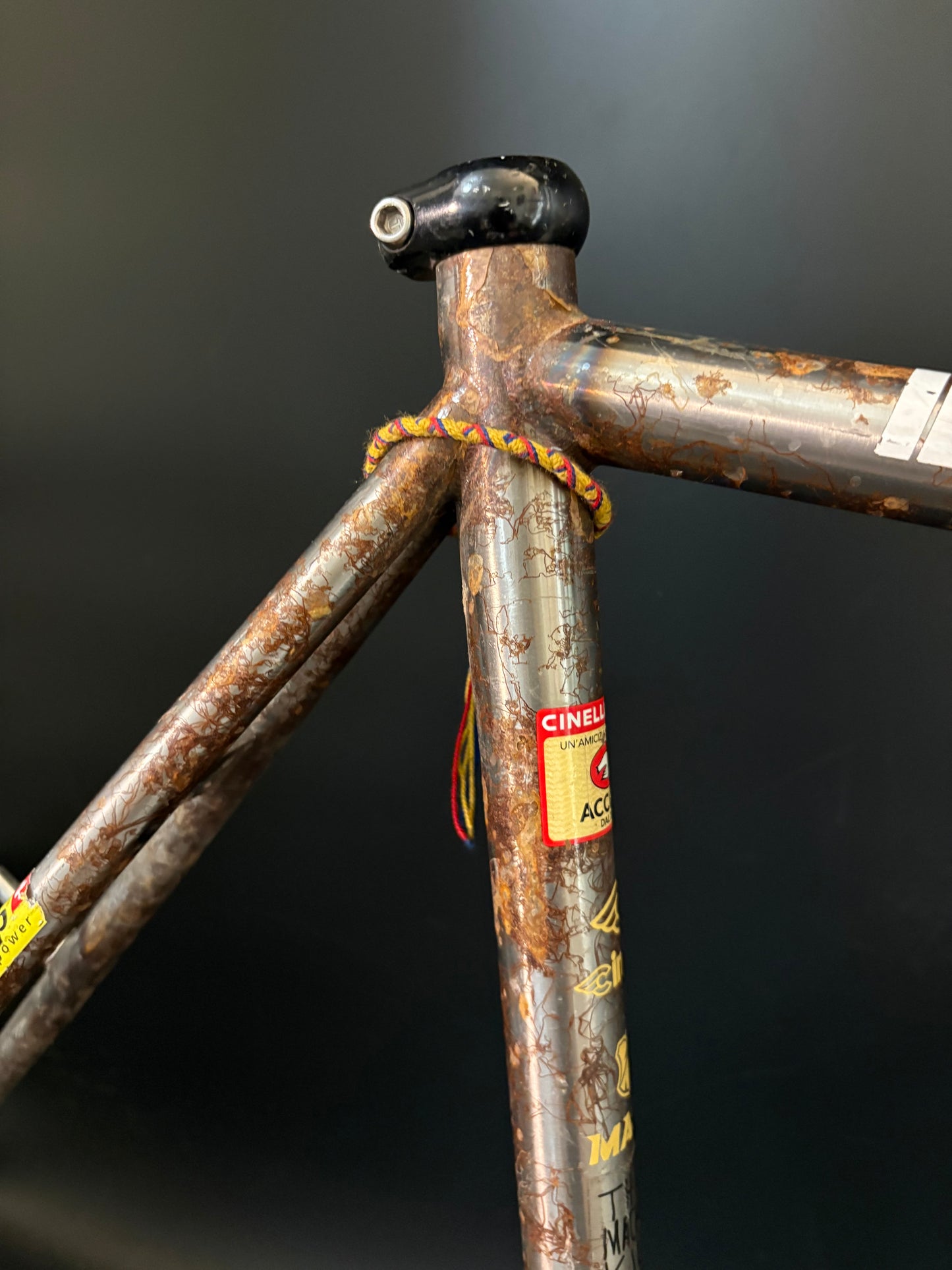Chas’ Cinelli Mash Work Frameset Raw Prototype #2 55cm