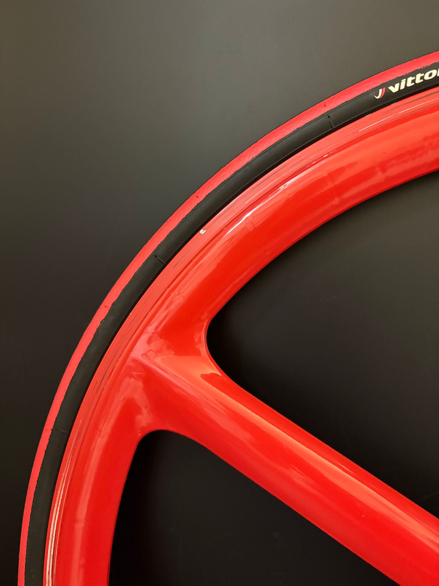 Aerospoke Clincher Front Wheel Red
