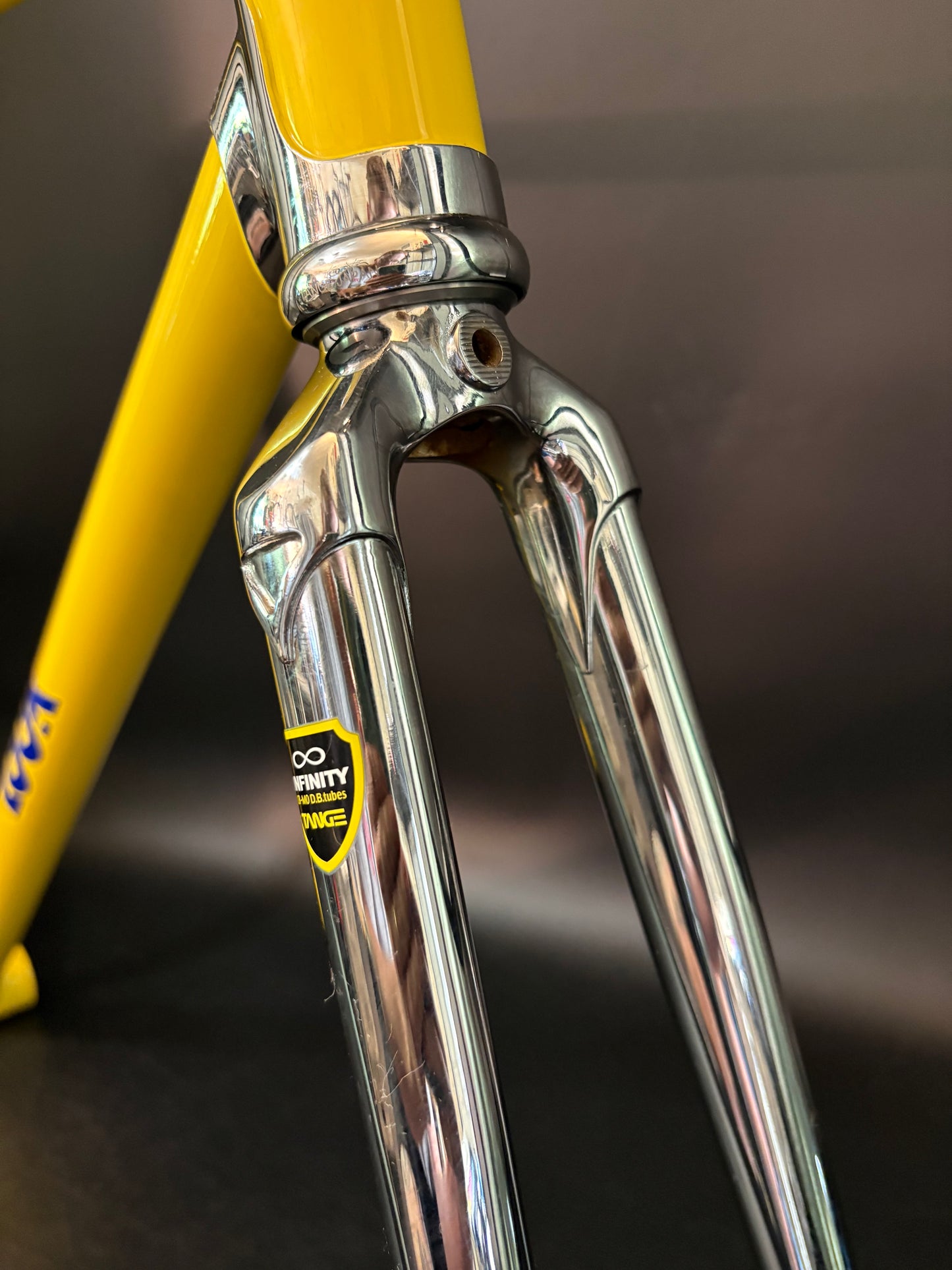 Look AC 364 Frameset Heritage Yellow/Chrome Small