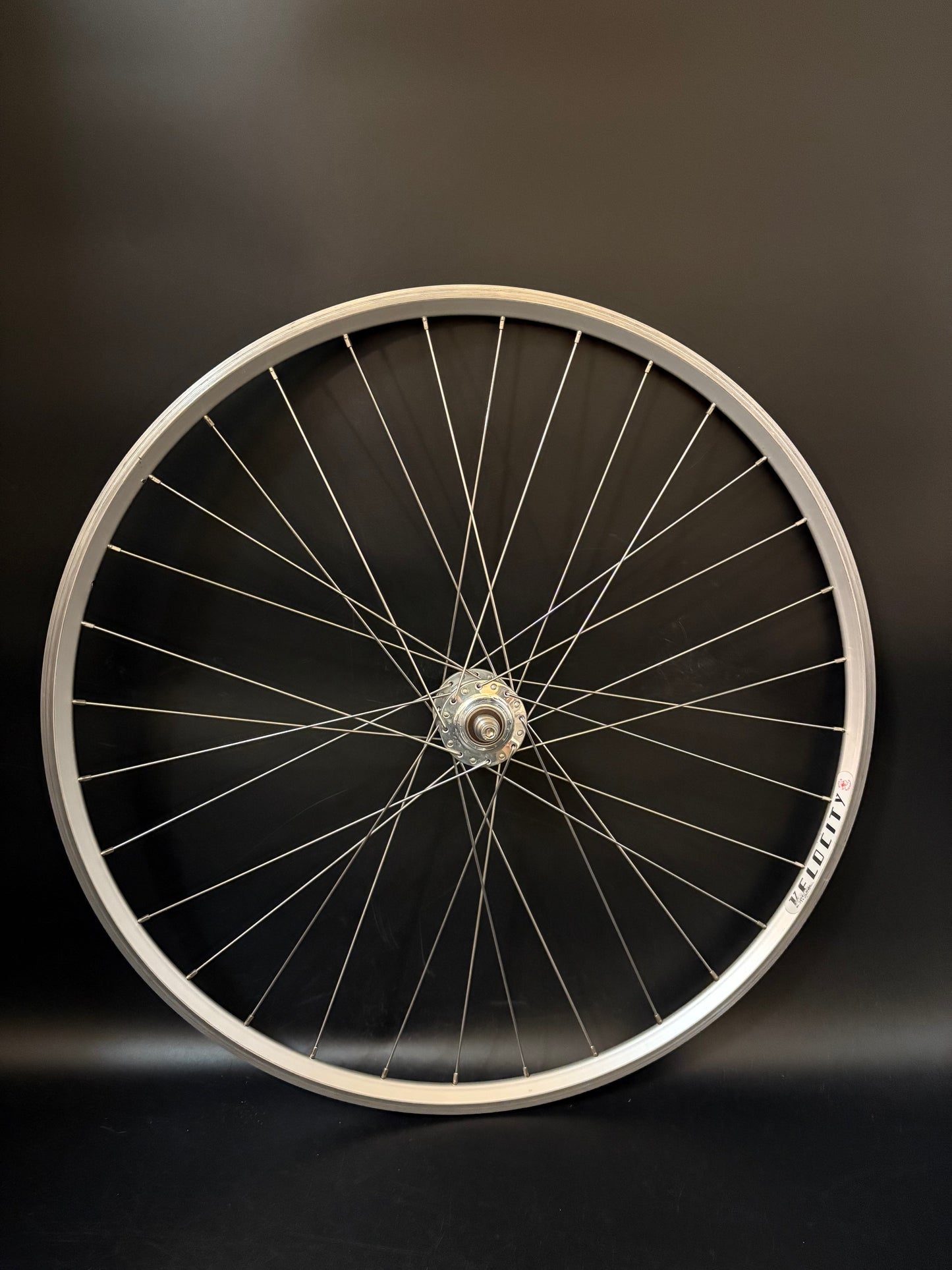 Velocity A23 Silver / Phil Wood Wheelset 32h