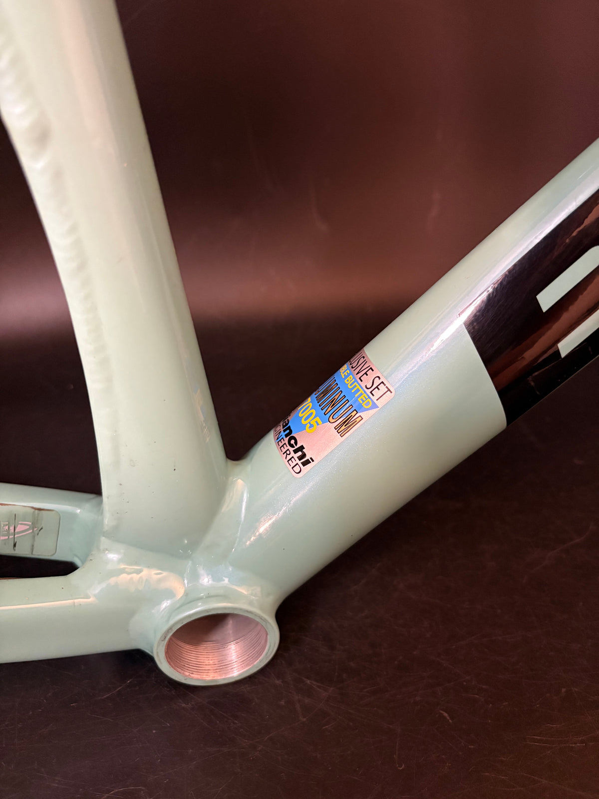 Bianchi Super Pista Frameset Celeste 51cm