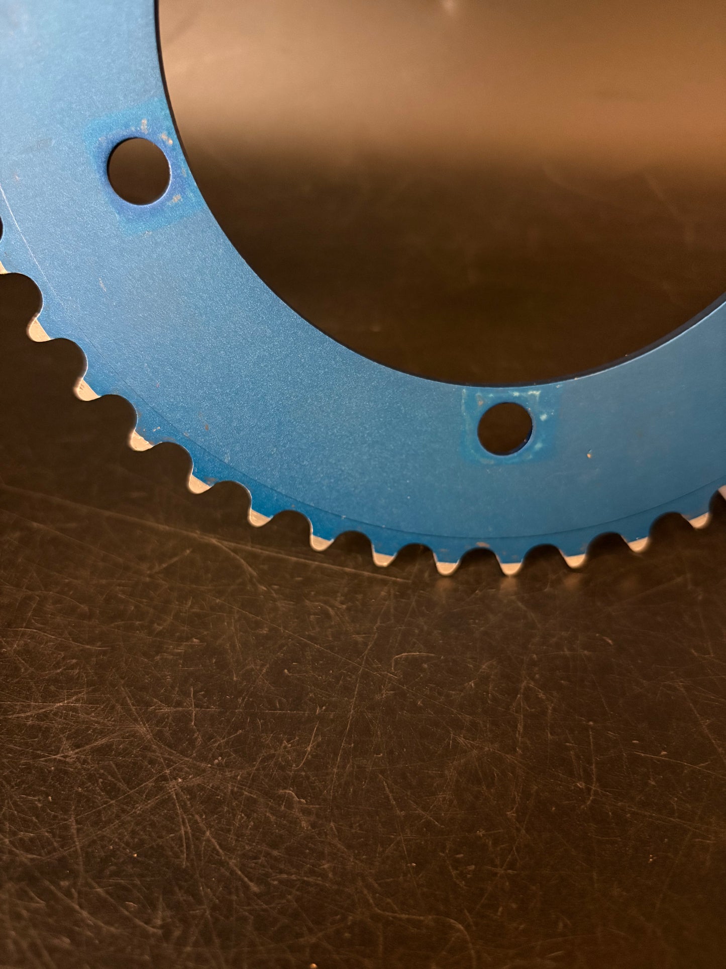 Sugino Messenger Chainring Blue 46t 130bcd