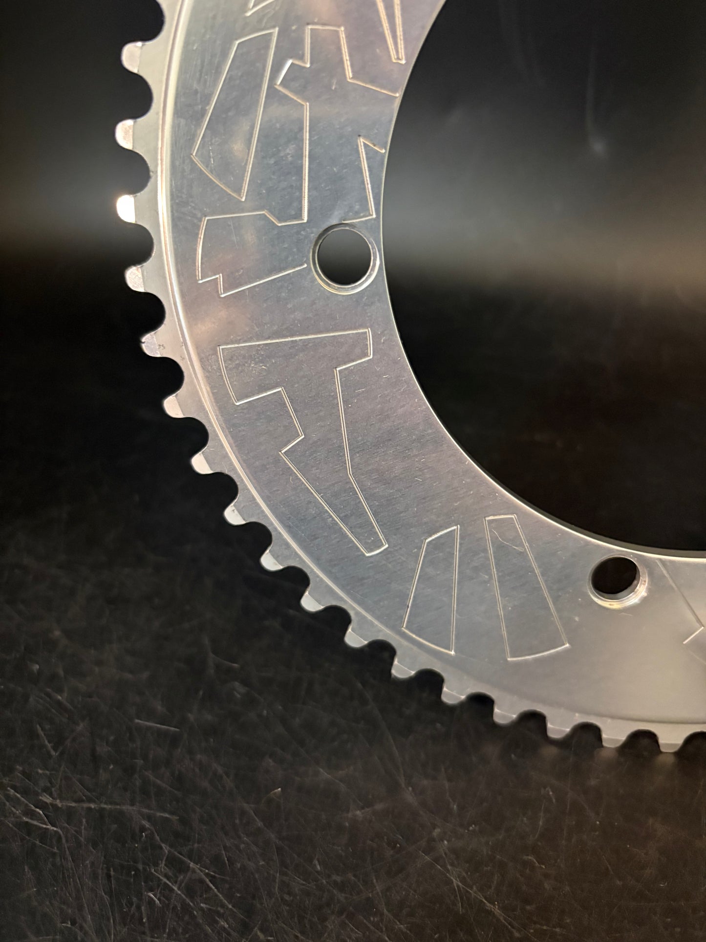 Affinity Pro Track Chainring Silver 55t