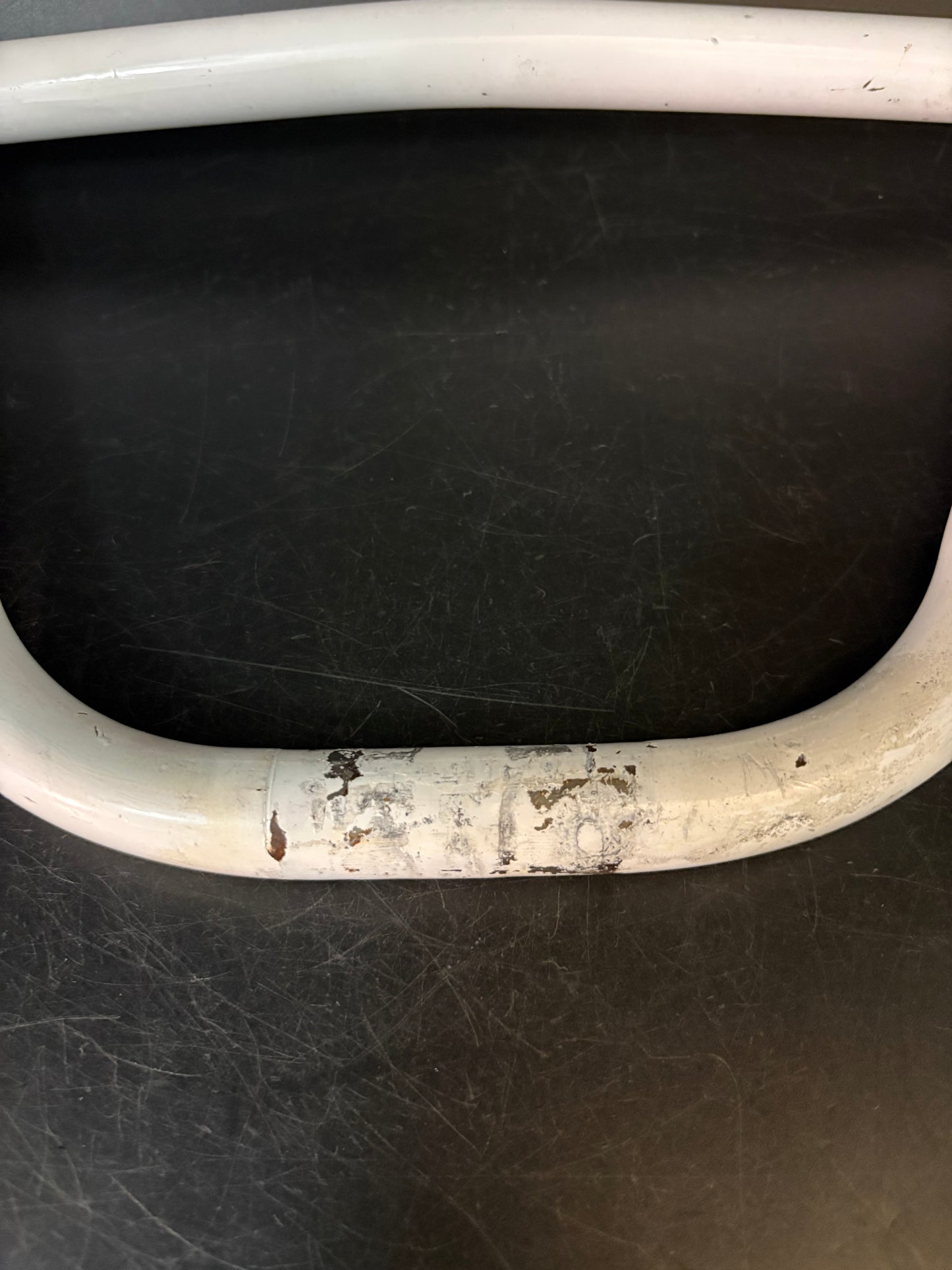 Unbranded BMX High Riser Handlebar White 650mm 22.2