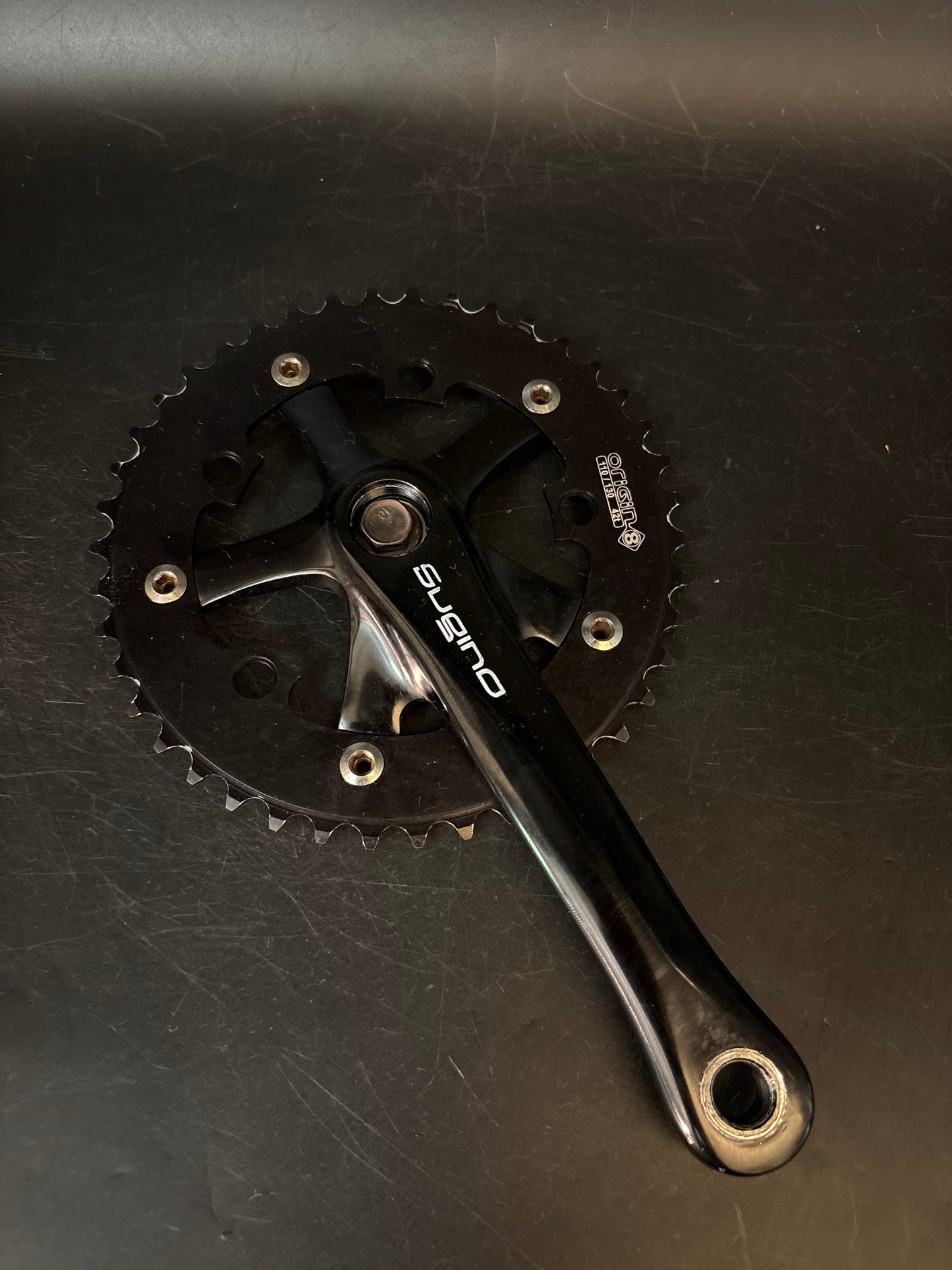 Sugino RD2 Crankset Black 165mm 42t 130bcd