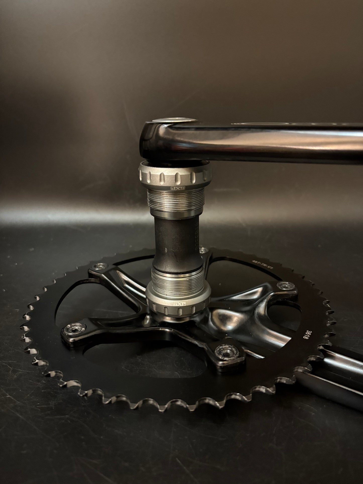 Sram Omnium Crankset Black 167.5mm 48t